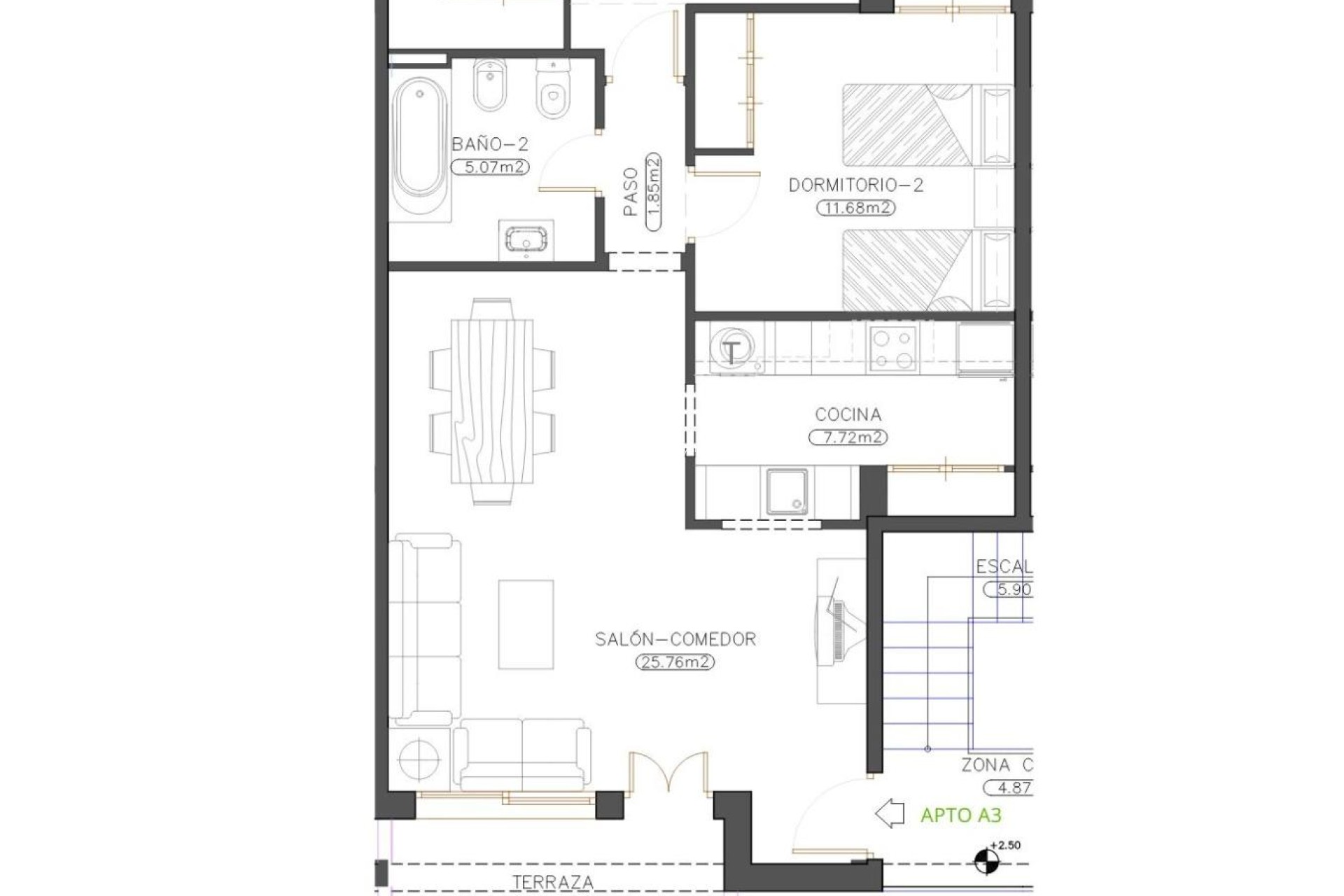 Nieuwbouw Woningen - Appartement / flat - Cuevas del Almanzora - Herrerias