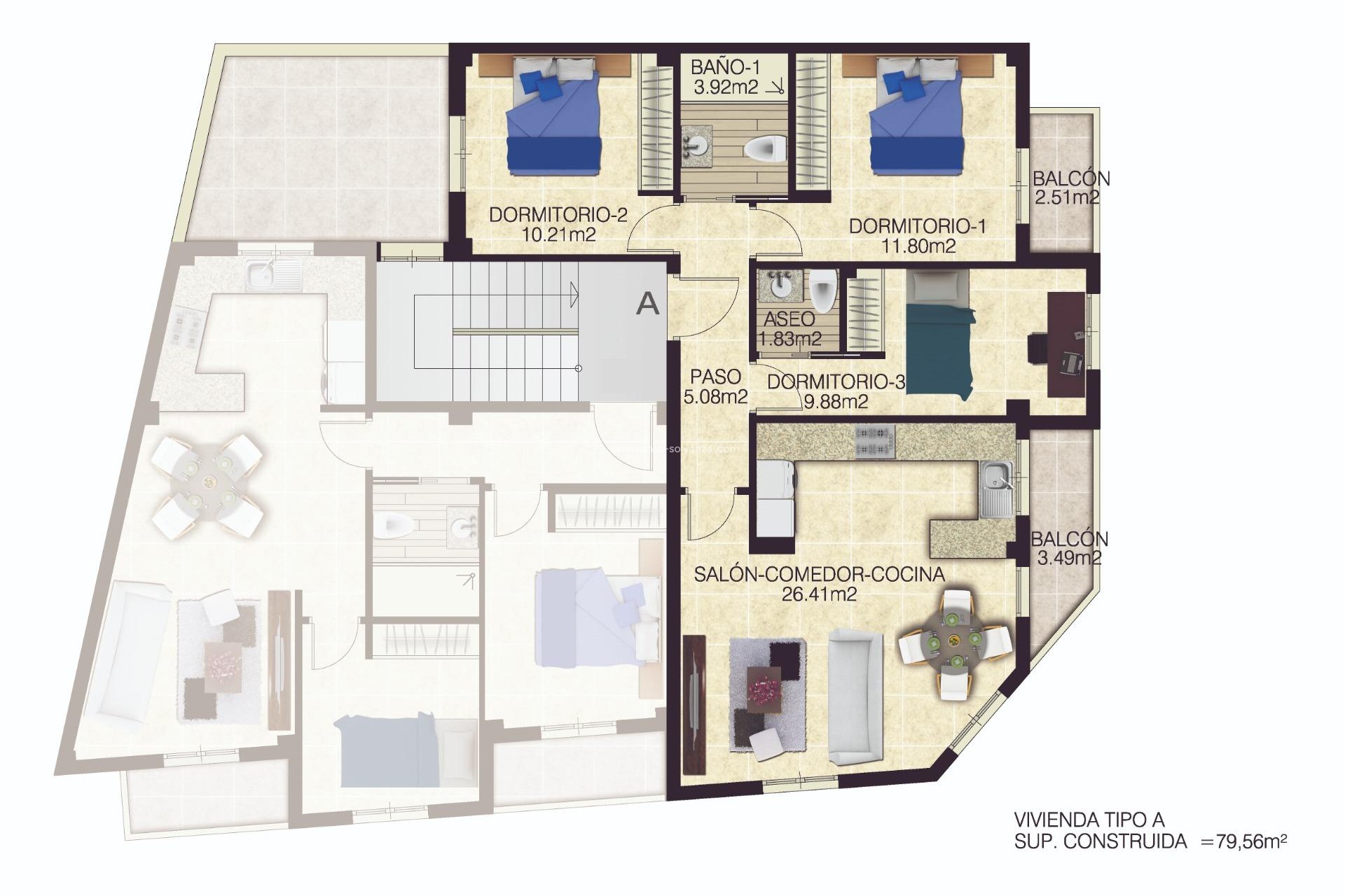 Nieuwbouw Woningen - Appartement / flat - Jacarilla
