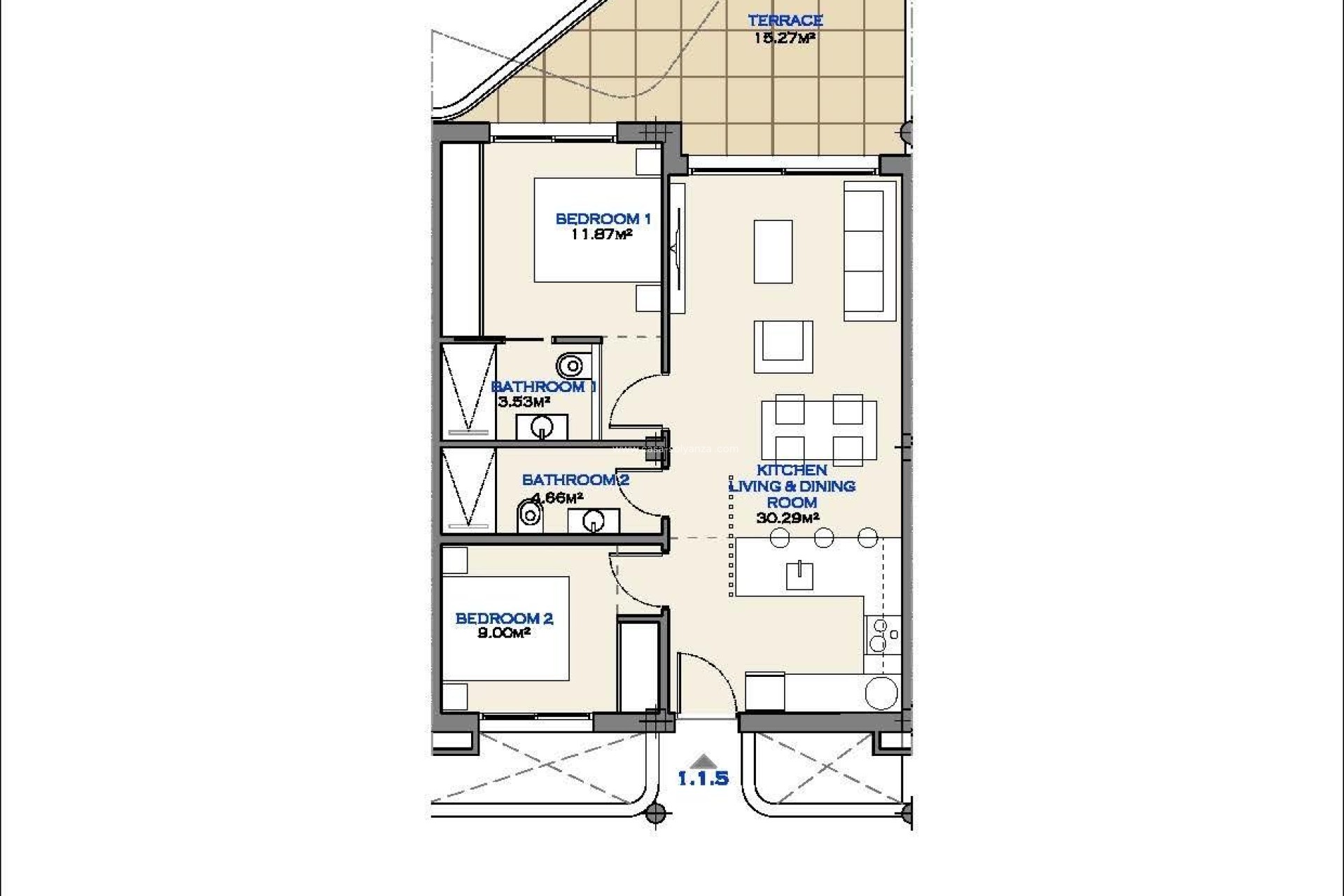 Nieuwbouw Woningen - Appartement / flat - Los Alcázares - Serena Golf