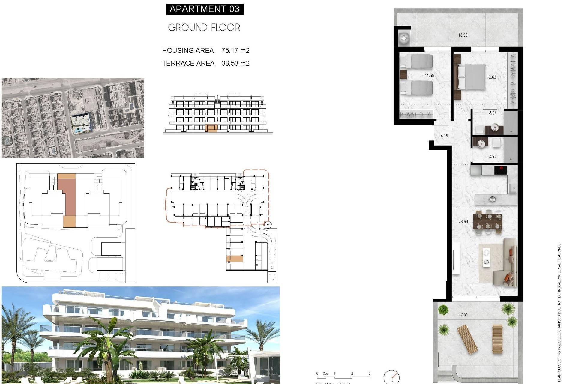 Nieuwbouw Woningen - Appartement / flat - Orihuela Costa - Lomas de Cabo Roig