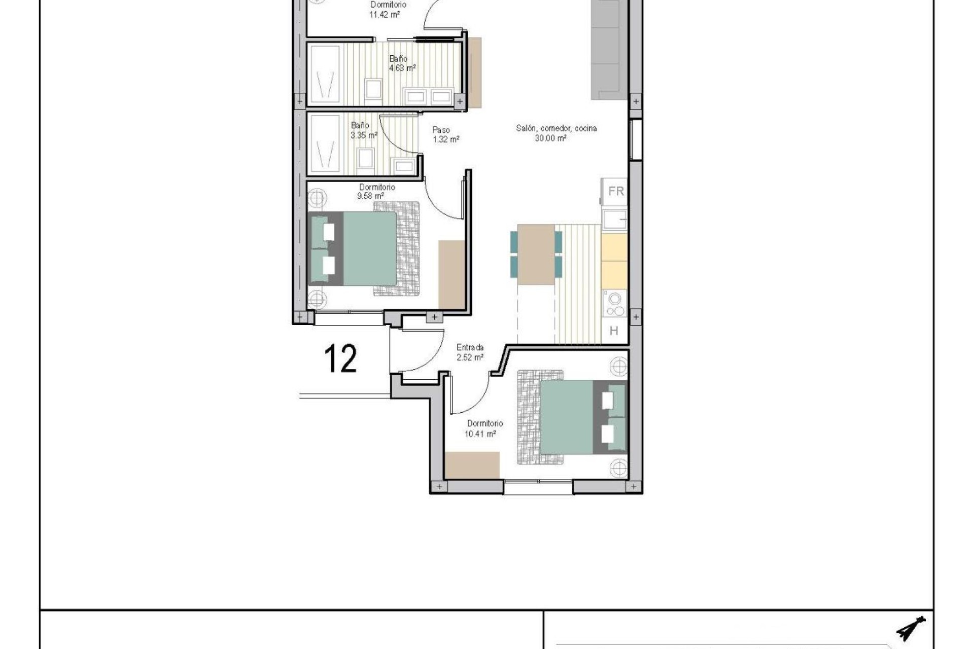 Nieuwbouw Woningen - Appartement / flat - Torre Pacheco - San Cayetano
