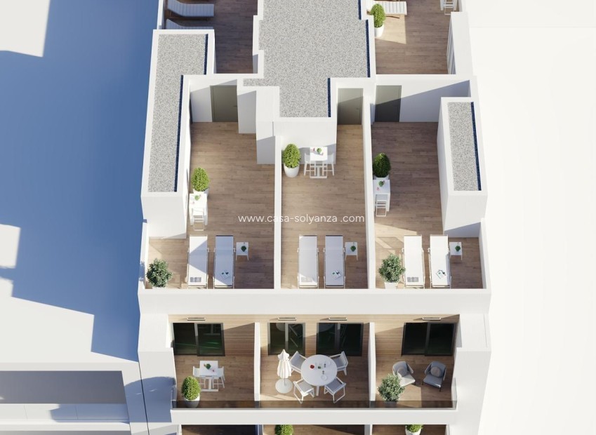 Nieuwbouw Woningen - Appartement / flat - Torrevieja - Center