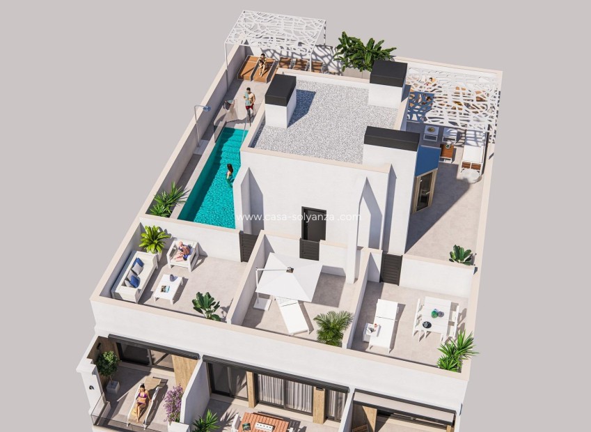 Nieuwbouw Woningen - Appartement / flat - Torrevieja - Playa de El Cura