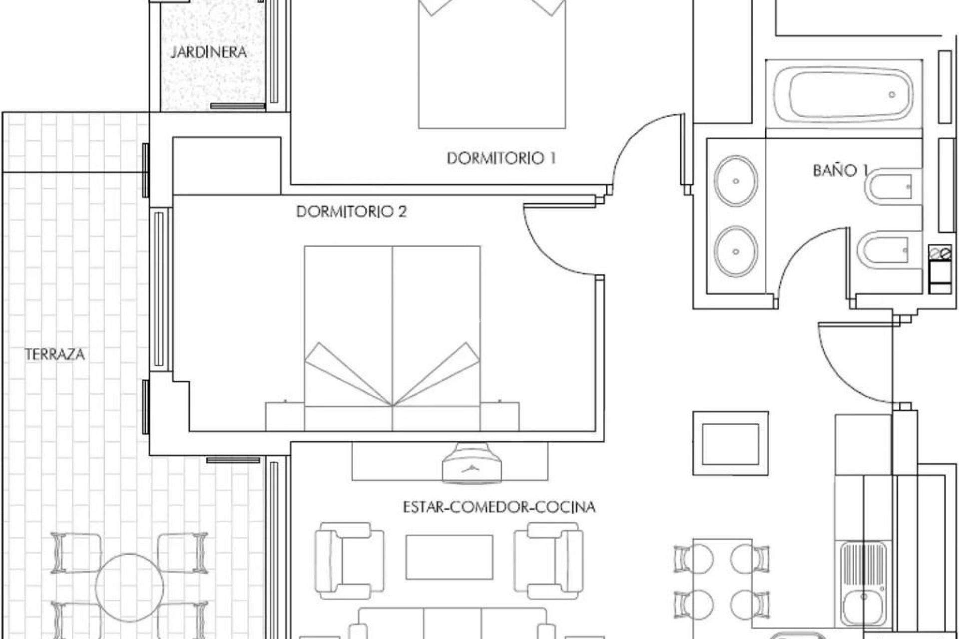 Nieuwbouw Woningen - Appartement / flat - Vera - Puerto del Rey