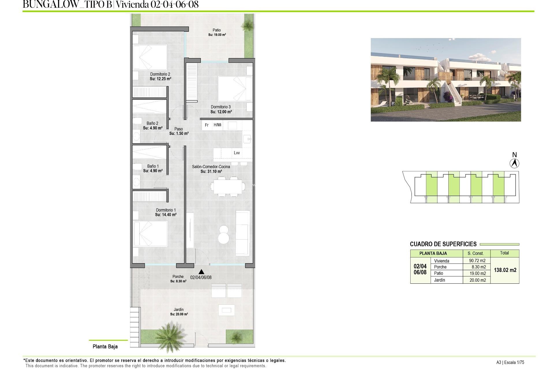 Nieuwbouw Woningen - Bungalow - Alhama de Murcia - Condado De Alhama