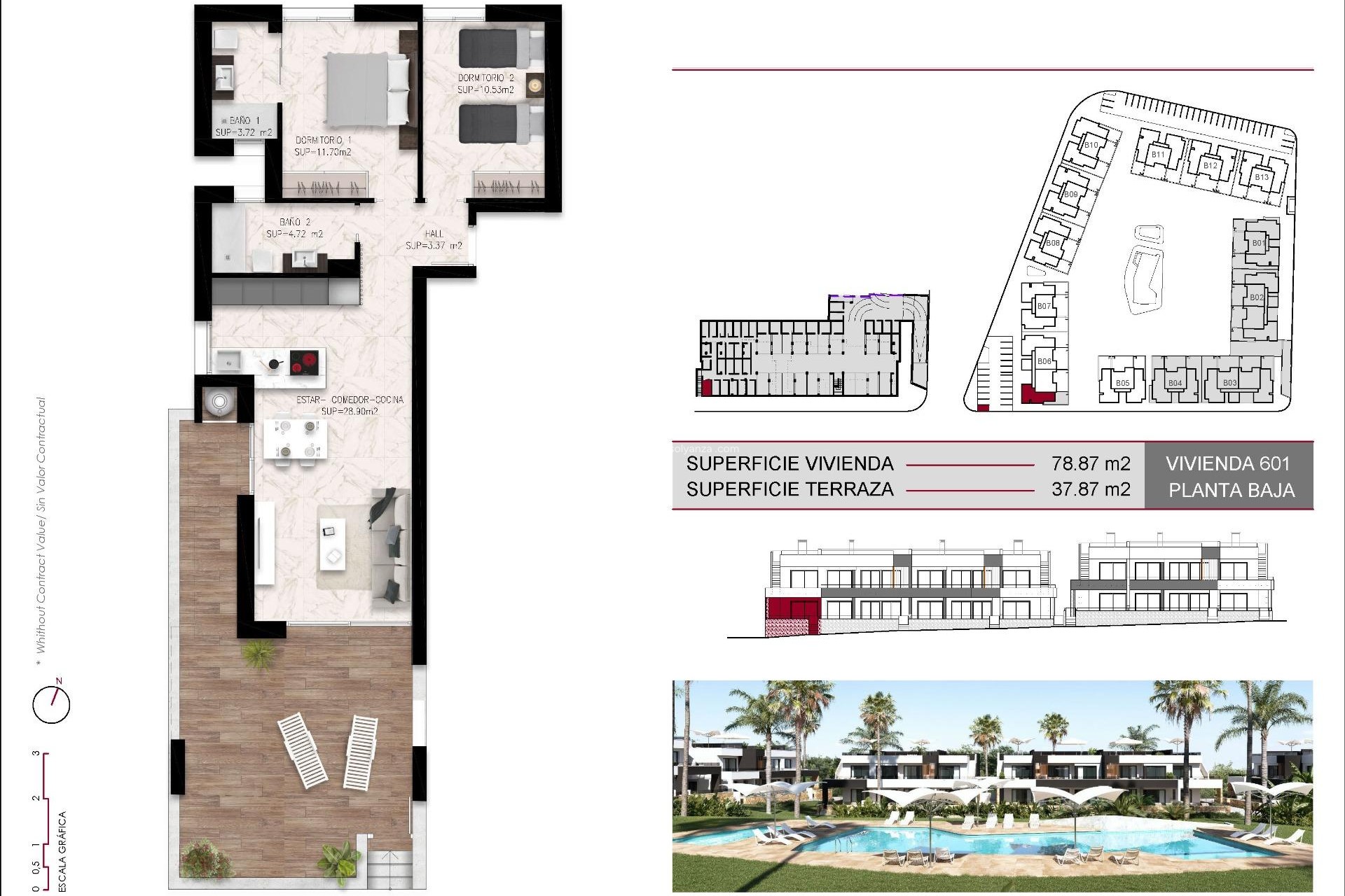 Nieuwbouw Woningen - Bungalow - Ciudad Quesada - Lo Marabu