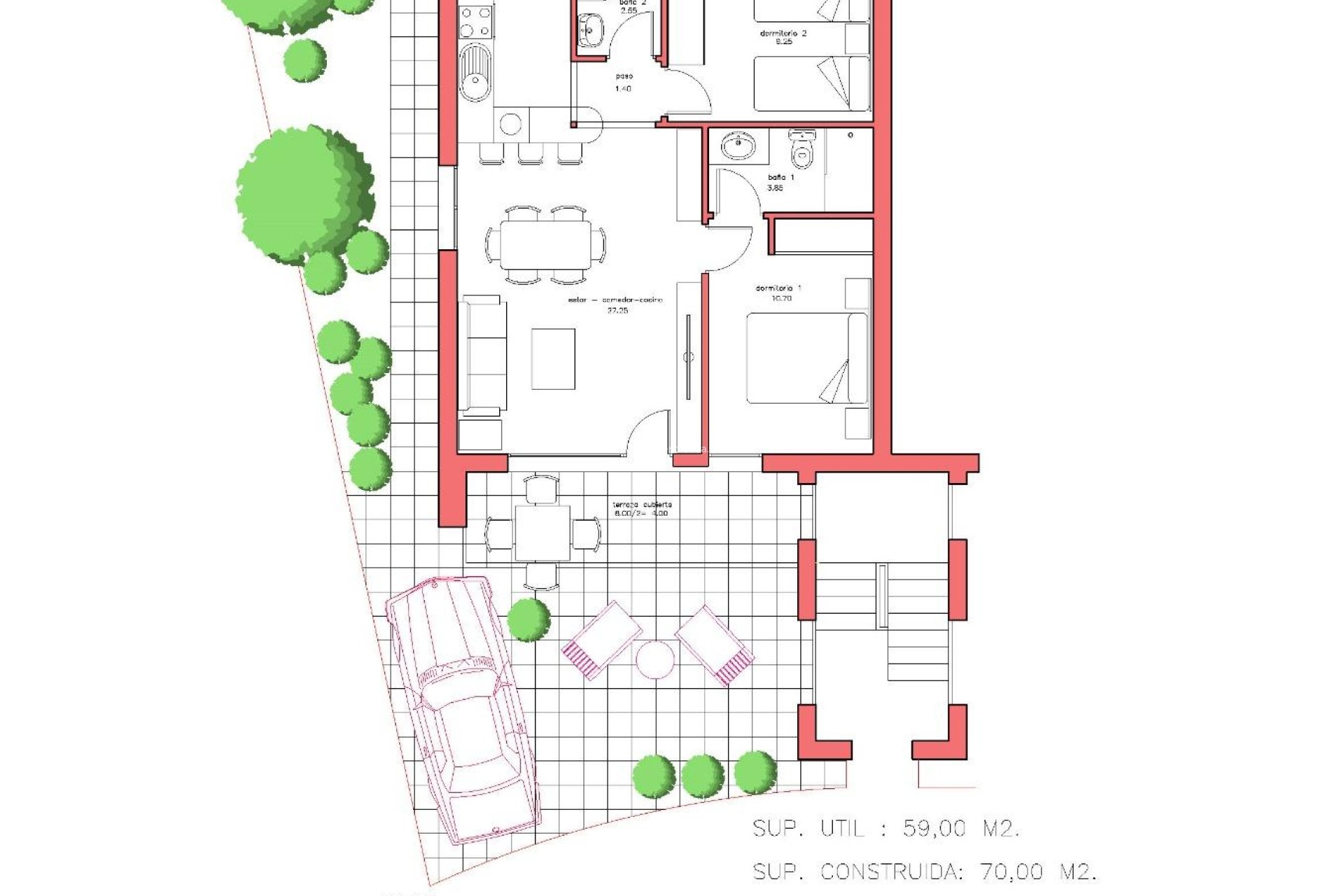 Nieuwbouw Woningen - Bungalow - Fuente Alamo - La Pinilla