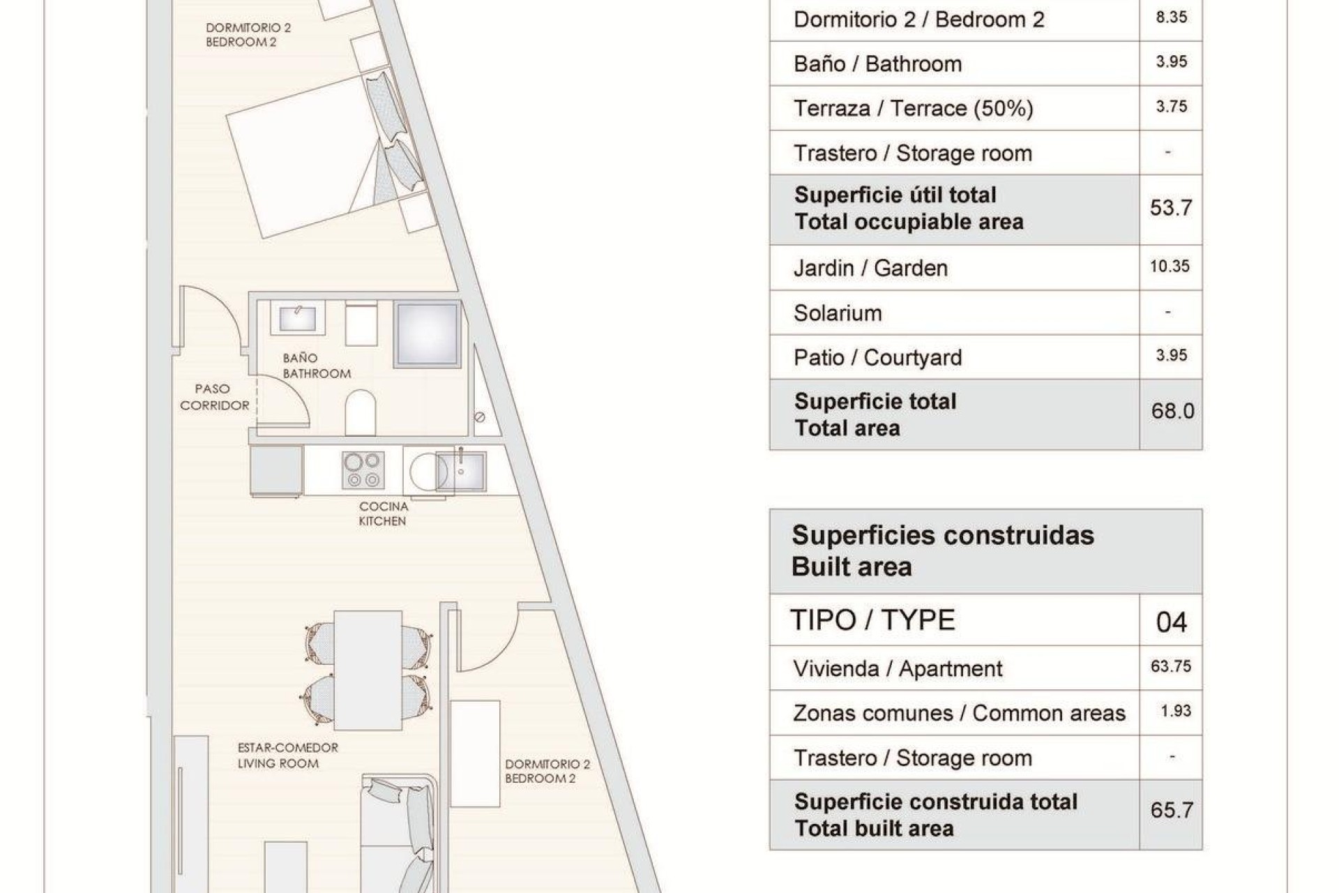 Nieuwbouw Woningen - Bungalow - Hondón de las Nieves - La Canalosa