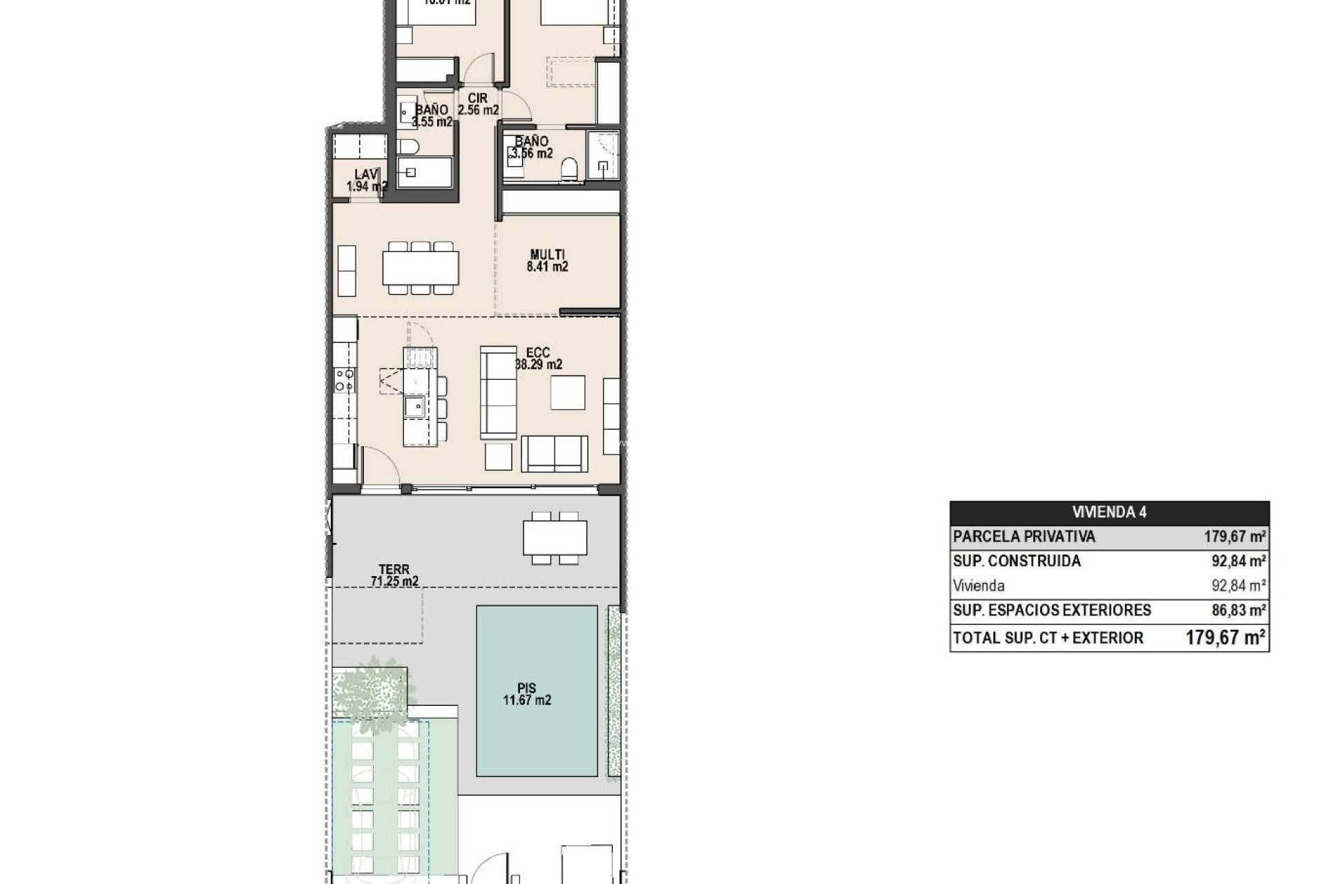Nieuwbouw Woningen - Bungalow - Pilar de la Horadada - parques de Andromeda