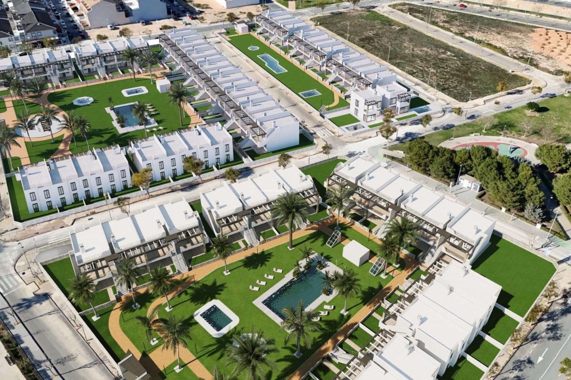 Nieuwbouw Woningen - Bungalow - Pilar de la Horadada - pueblo