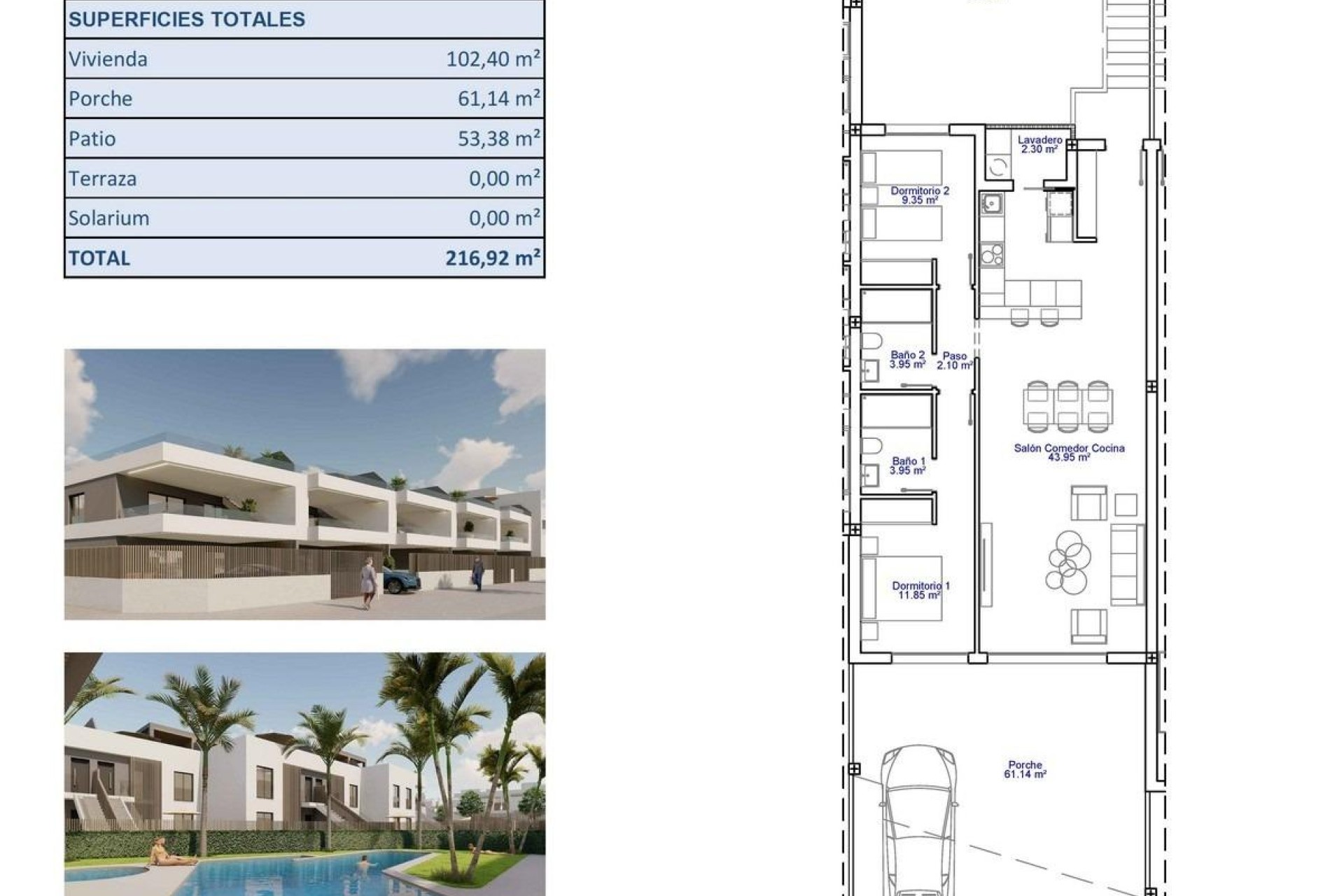 Nieuwbouw Woningen - Bungalow - Pilar de la Horadada - pueblo
