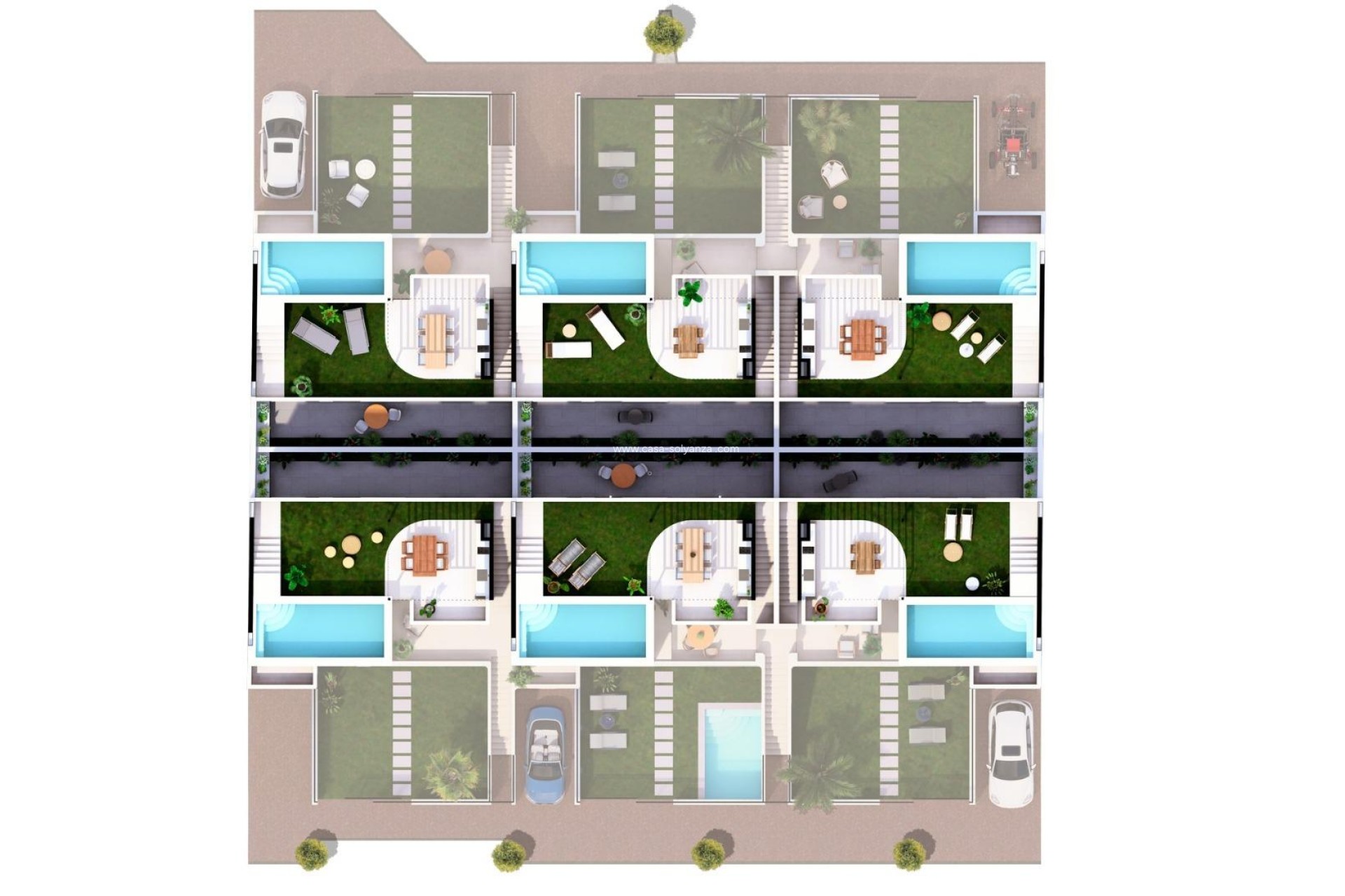 Nieuwbouw Woningen - Bungalow - San Pedro del Pinatar - Lo pagan