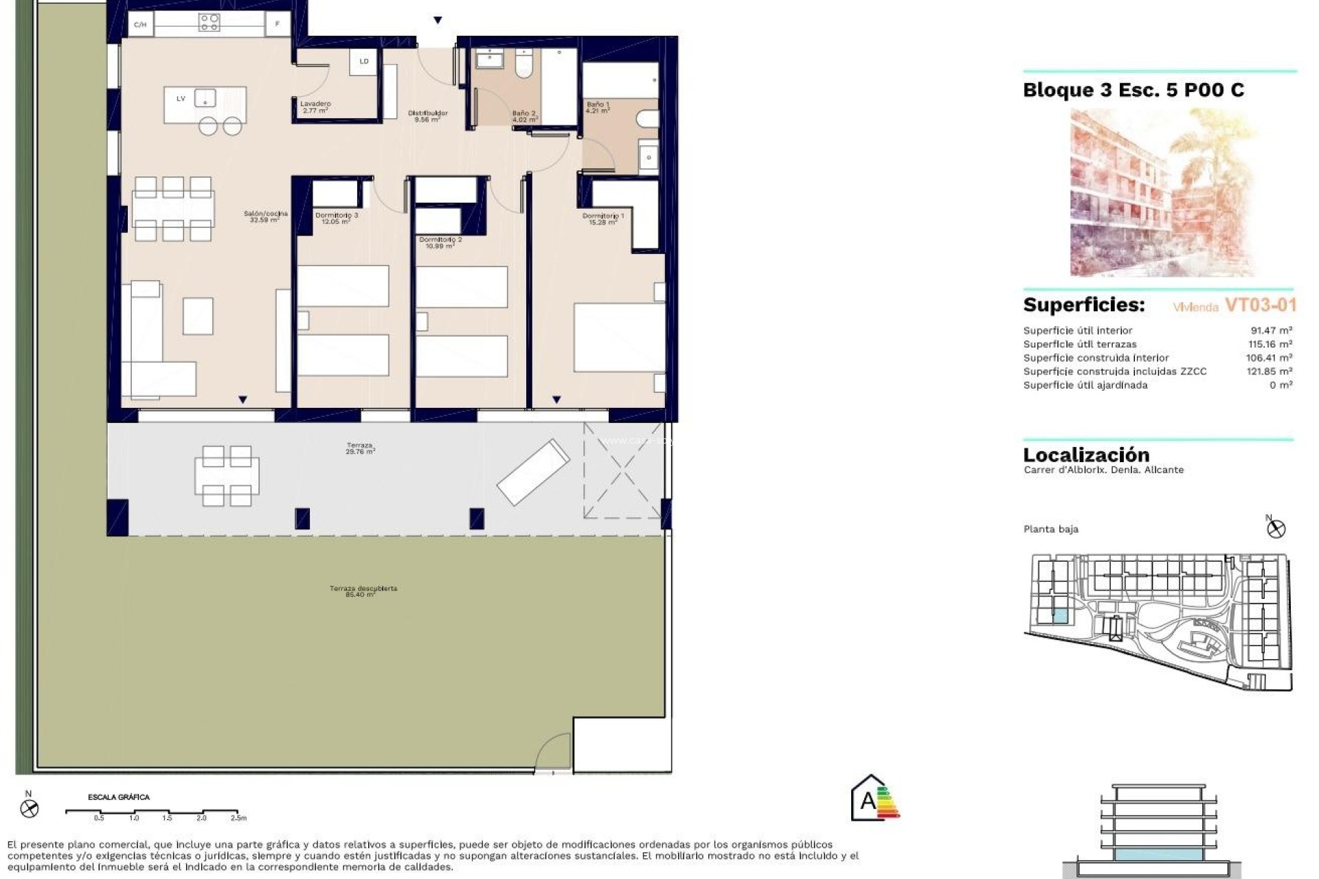 Nieuwbouw Woningen - Ground floor apartment - Denia - Puerto Denia