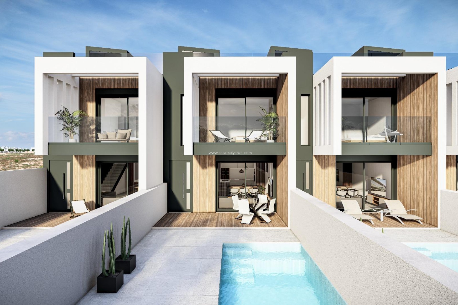 Nieuwbouw Woningen - Herenhuis - Pilar de la Horadada - Lo Monte