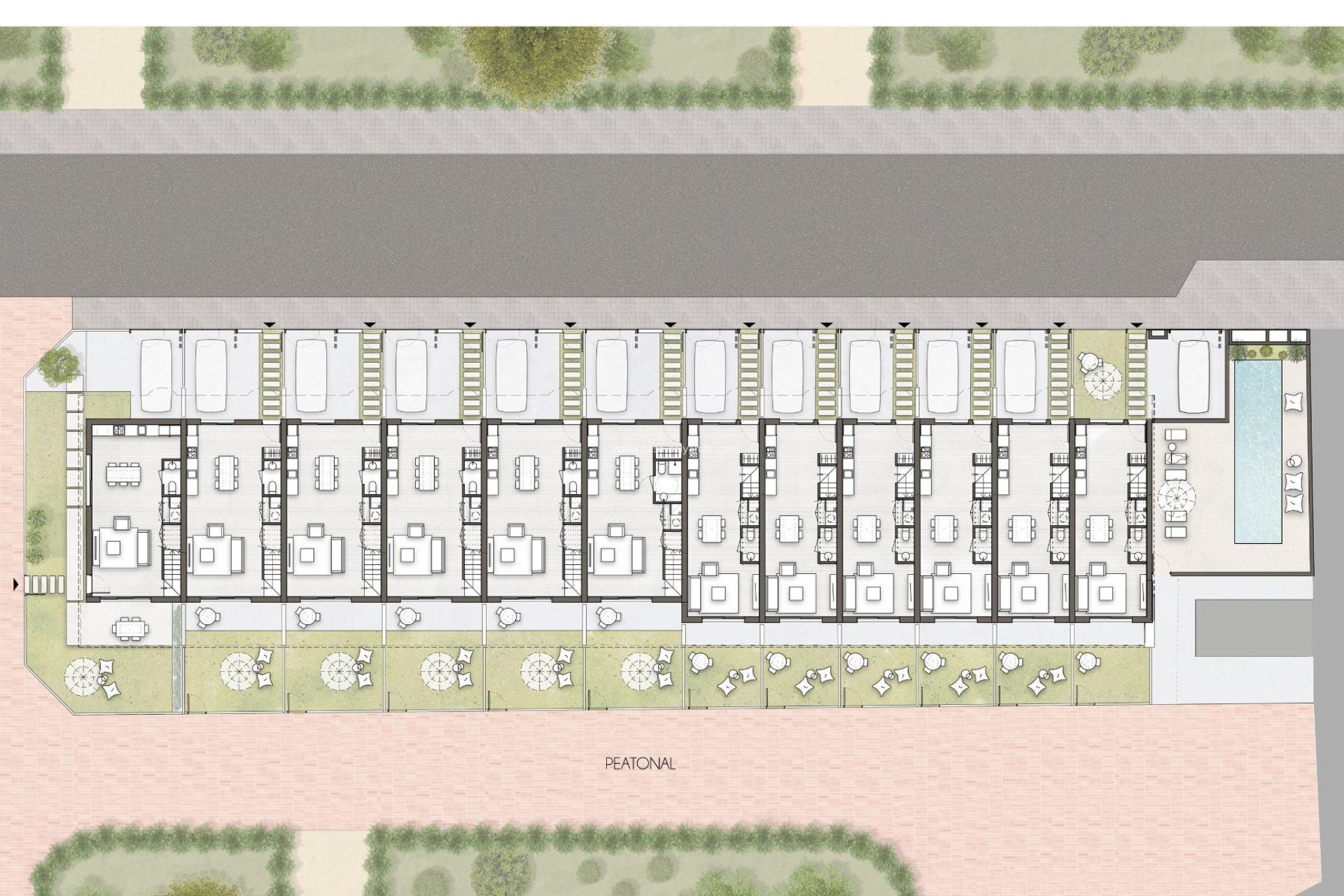 Nieuwbouw Woningen - Herenhuis - Pilar de la Horadada - pueblo