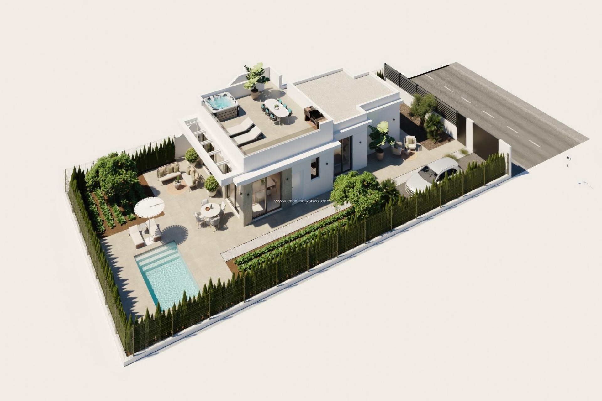 Nieuwbouw Woningen - Villa - Fuente Alamo - Hacienda Del Álamo Golf