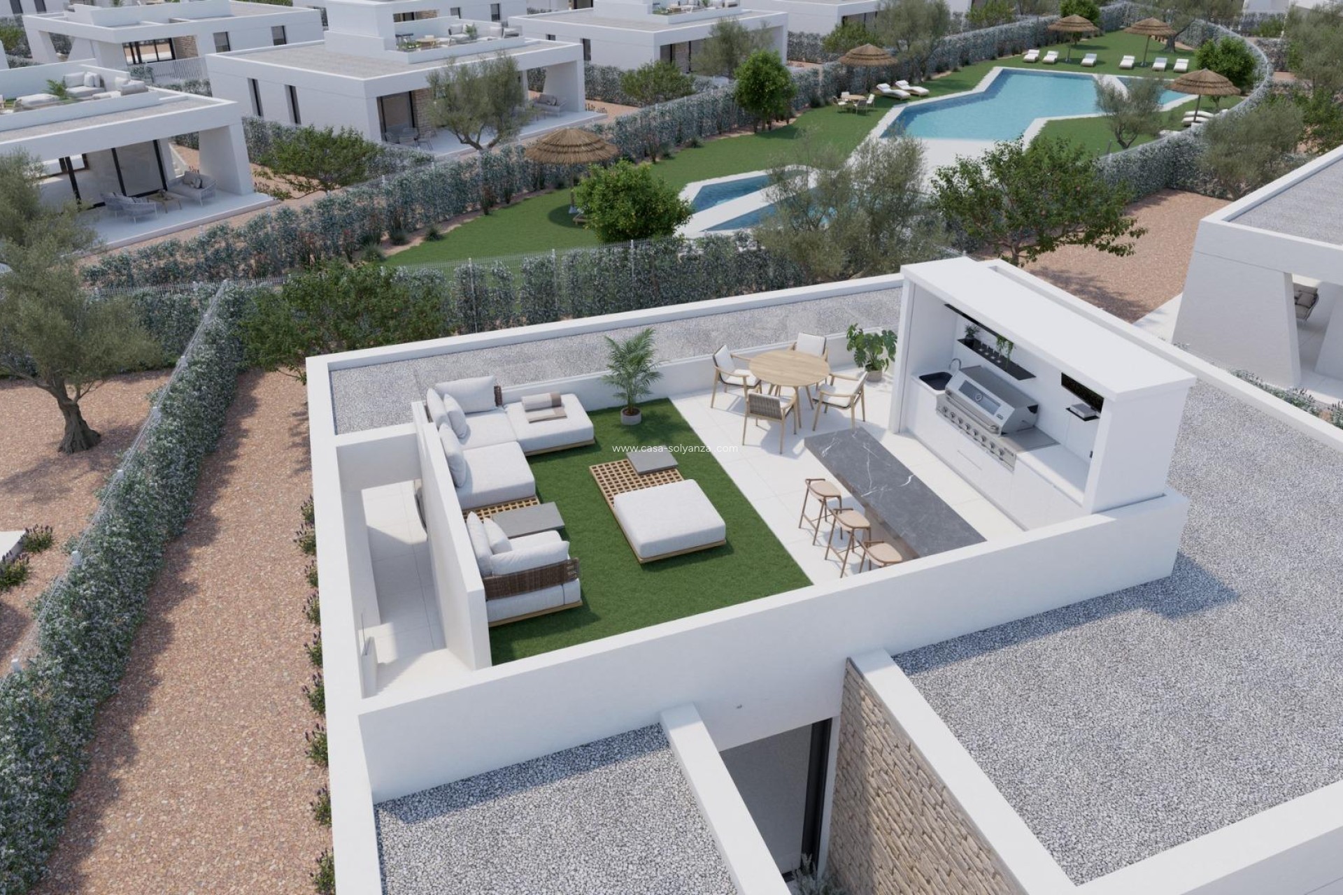 Nieuwbouw Woningen - Villa - Fuente Alamo - Hacienda del Alamo