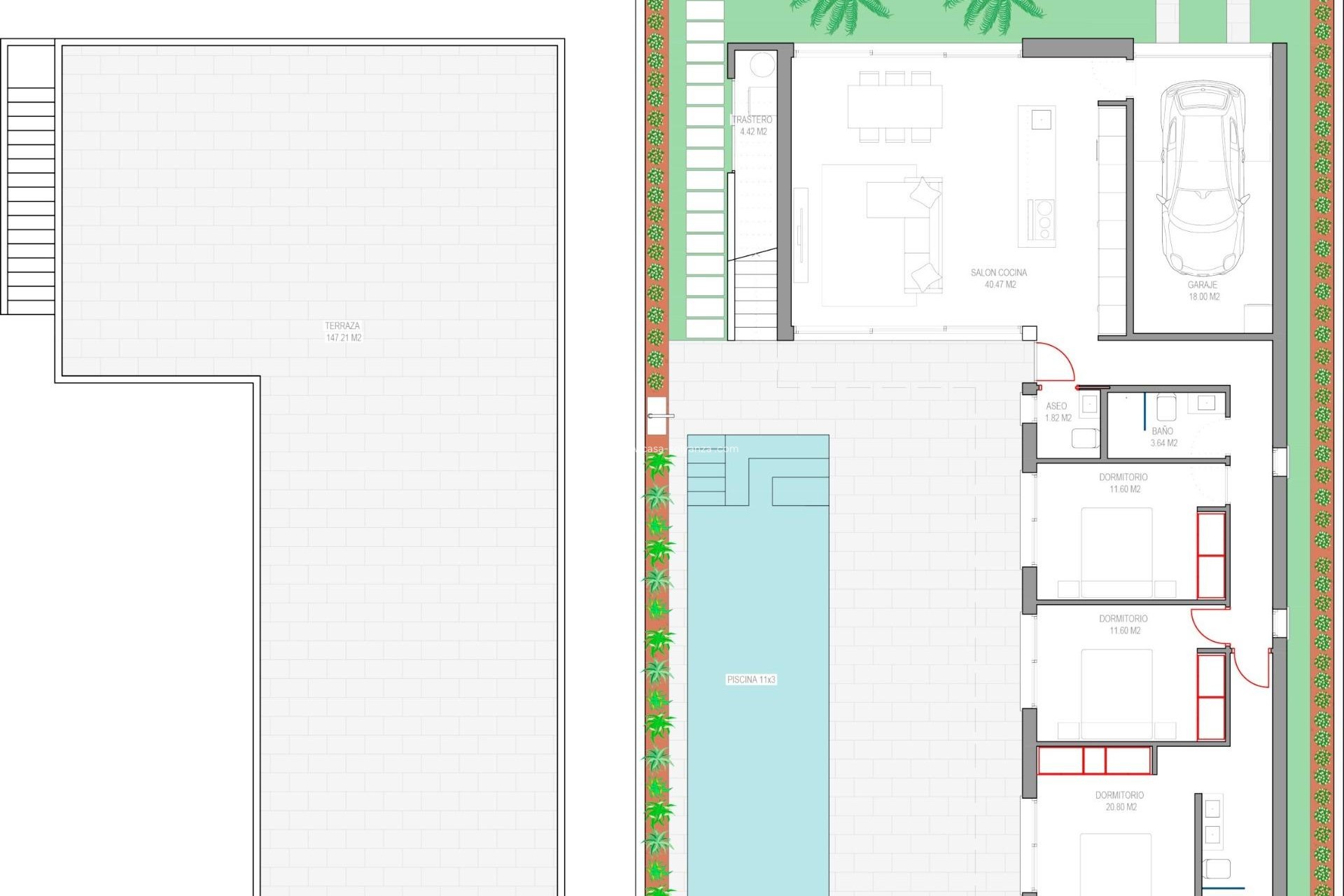 Nieuwbouw Woningen - Villa - Los Alcázares - Serena Golf