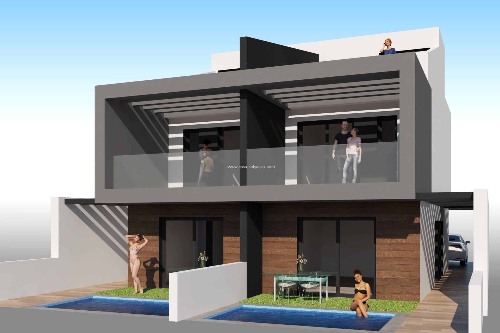 Nieuwbouw Woningen - Villa - San javier - Santiago de la Ribera