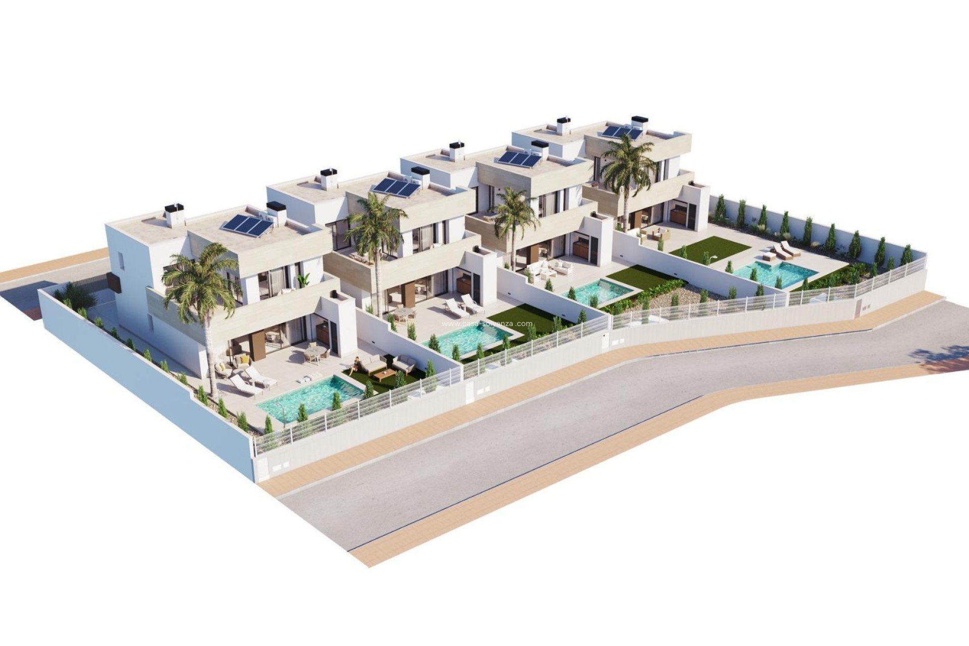 Nieuwbouw Woningen - Villa - San javier - Santiago de la Ribera