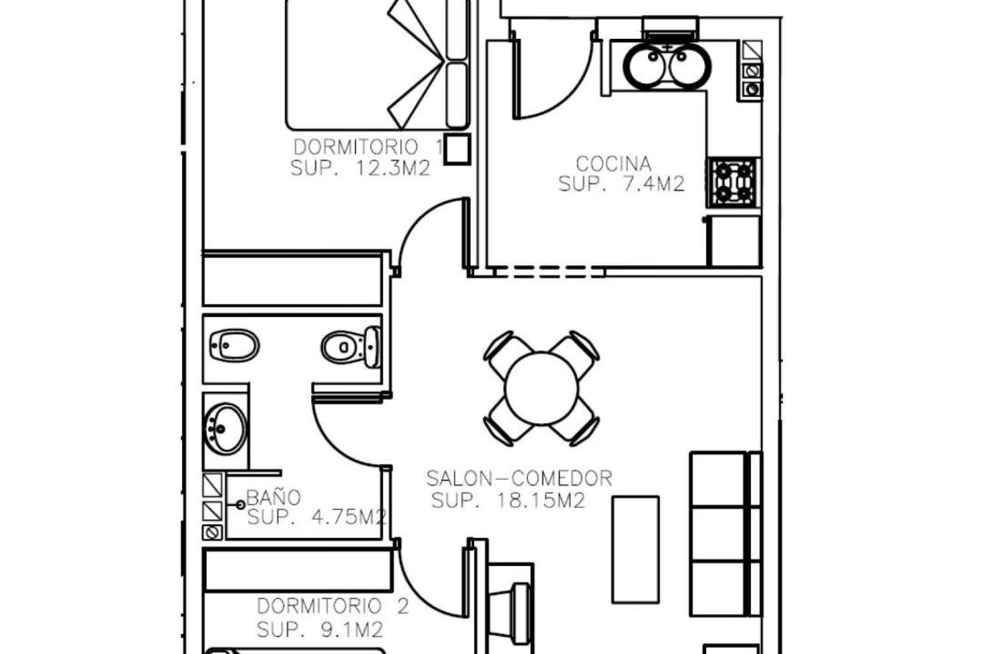 Nouvelle construction - Appartement - Aguilas - Collados