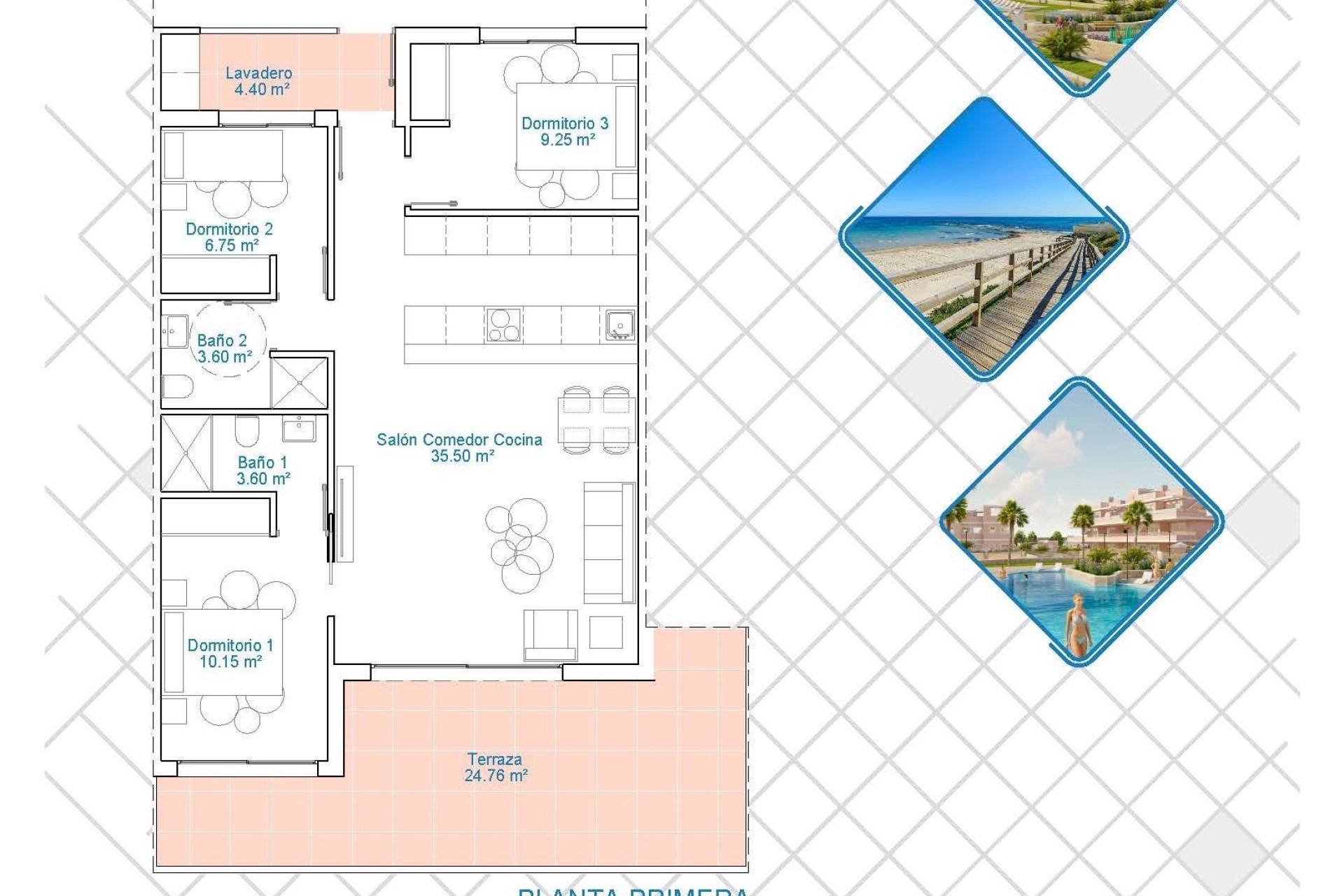 Nouvelle construction - Appartement - Pilar de la Horadada - Lo Monte
