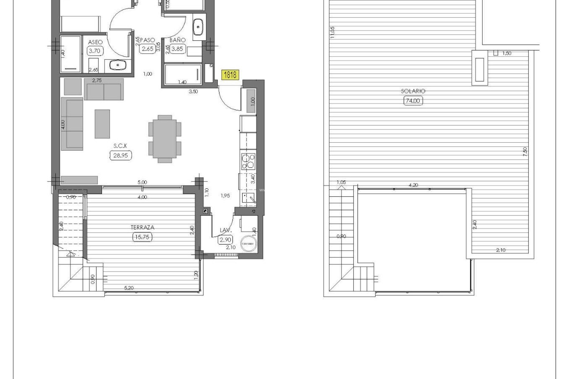 Nouvelle construction - Bungalow - Algorfa - La Finca Golf Resort