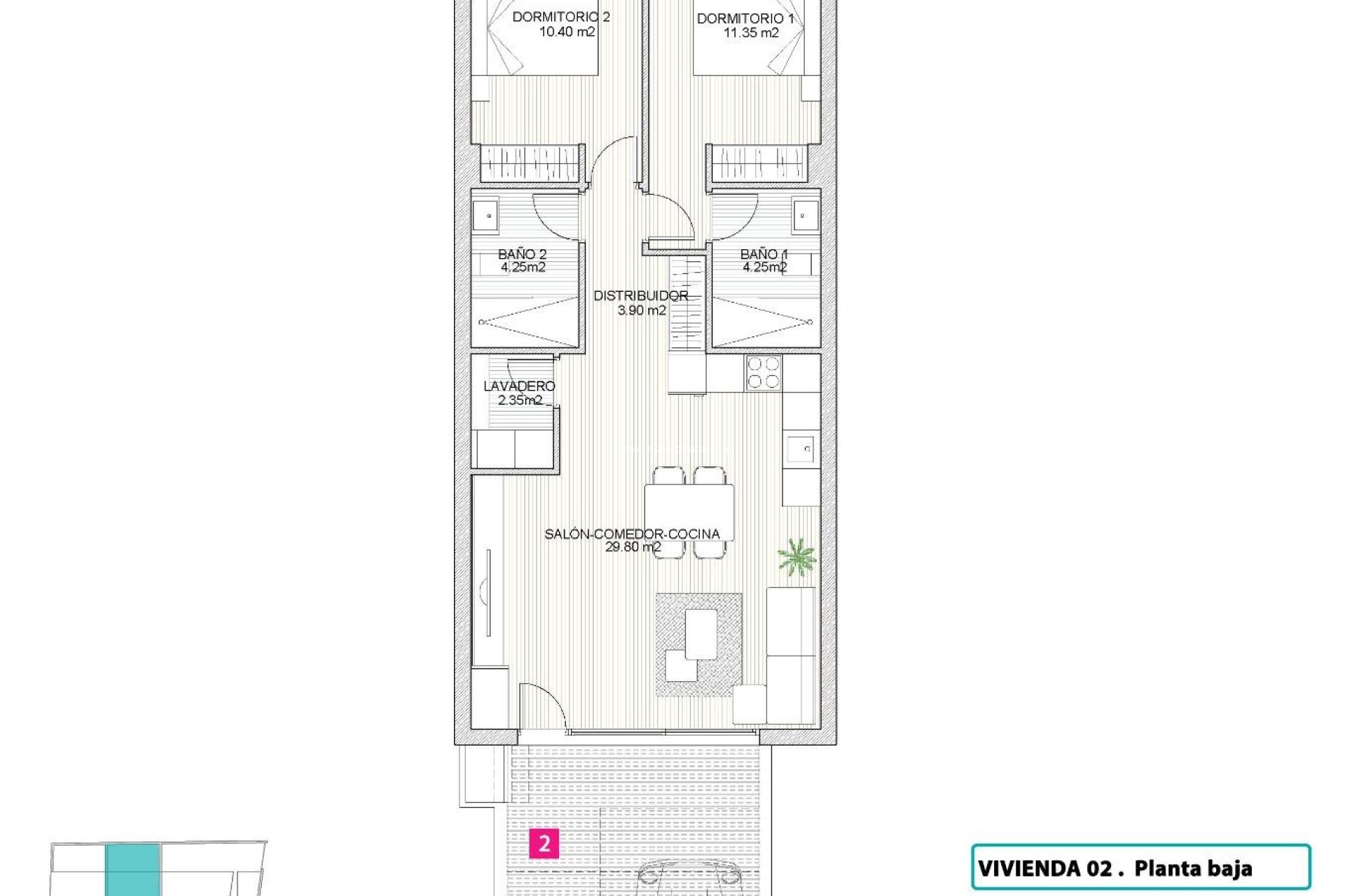 Nouvelle construction - Bungalow - San Pedro del Pinatar - Lo pagan