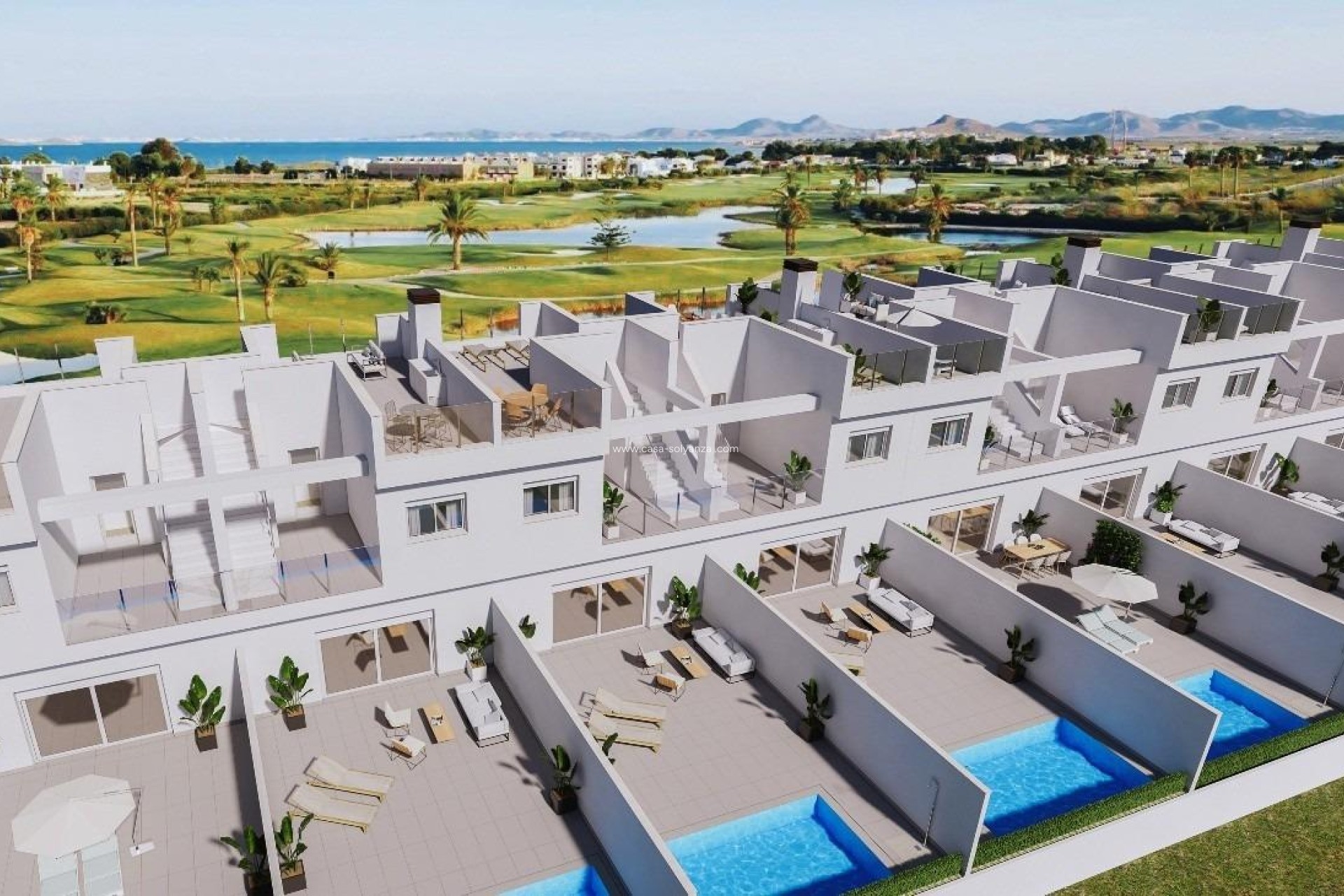 Nouvelle construction - Maison de ville - Los Alcázares - Serena Golf