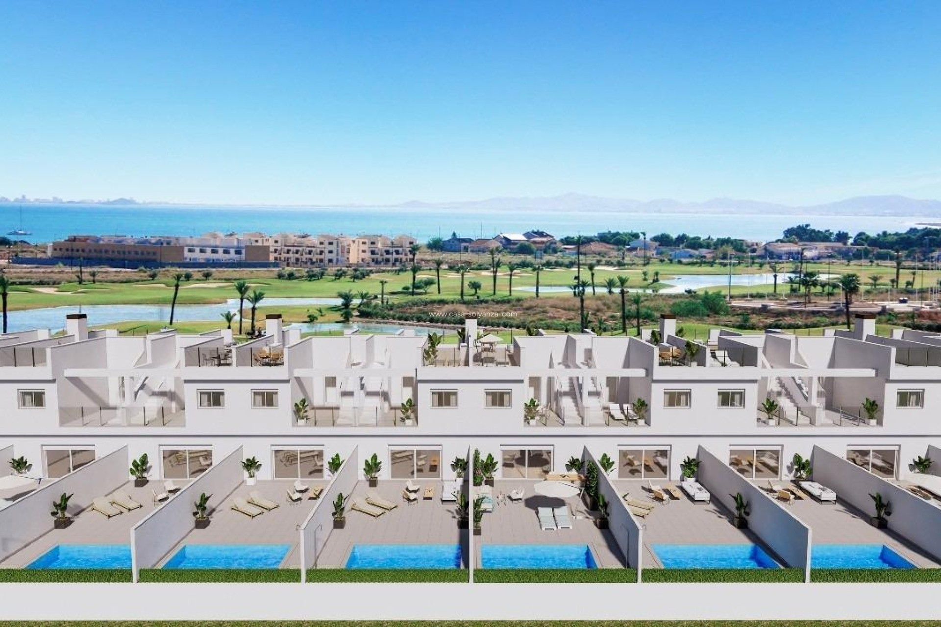 Nouvelle construction - Maison de ville - Los Alcázares - Serena Golf