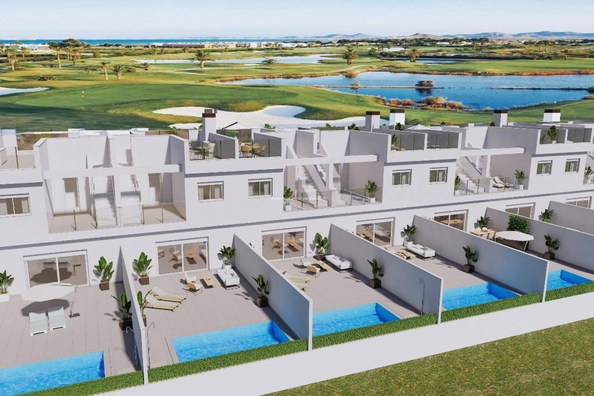 Nouvelle construction - Maison de ville - Los Alcázares - Serena Golf