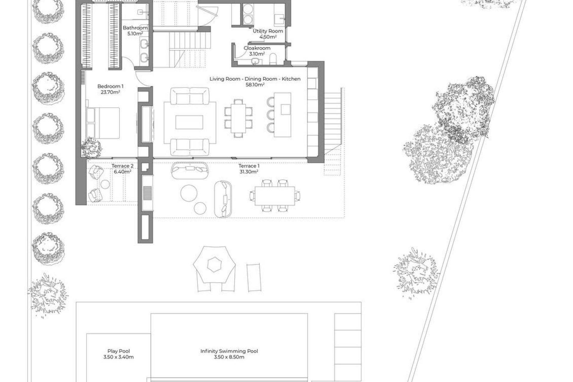 Nouvelle construction - Villa - Cuevas del Almanzora - Desert Springs Golf Club