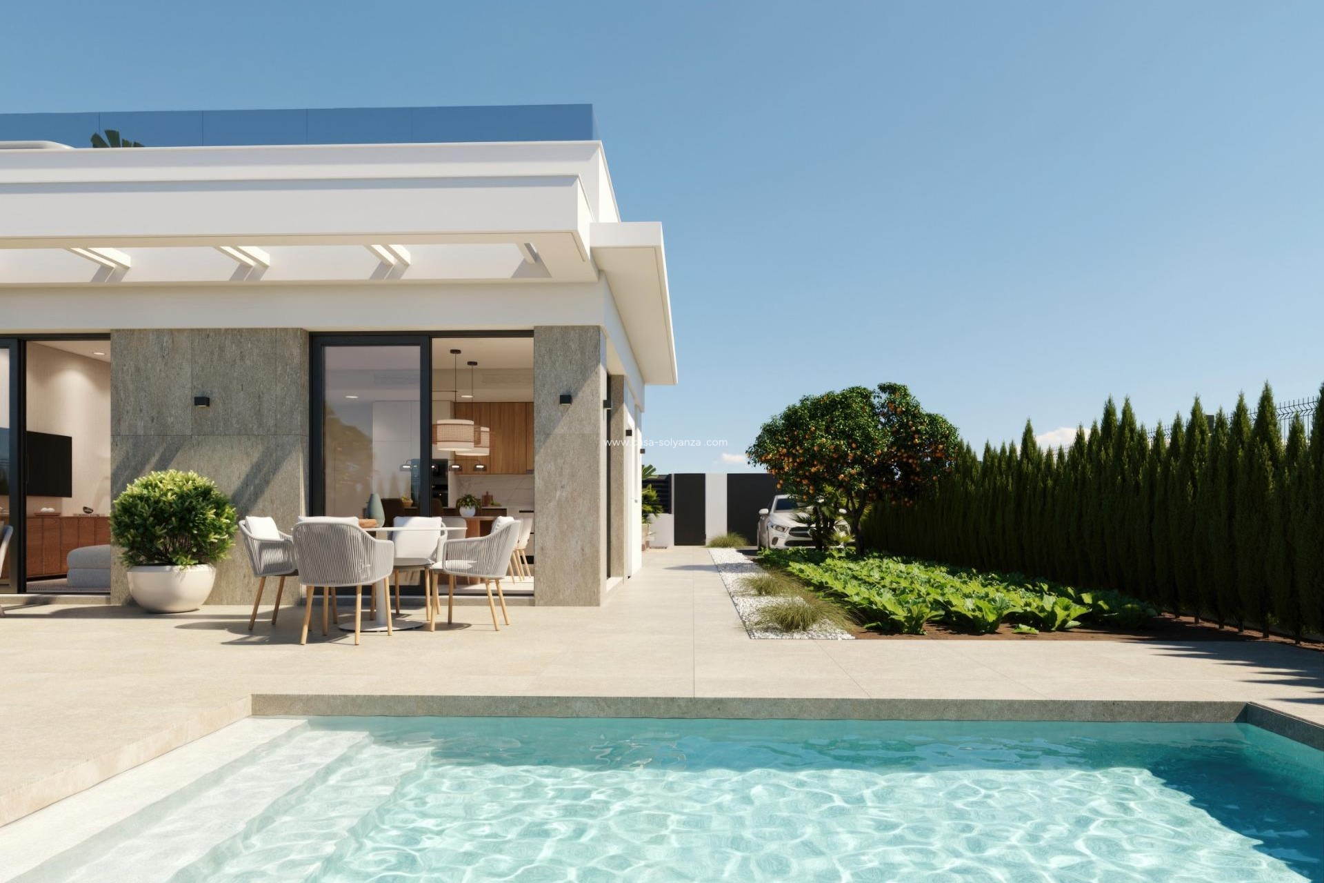 Nouvelle construction - Villa - Fuente Alamo - Hacienda Del Álamo Golf