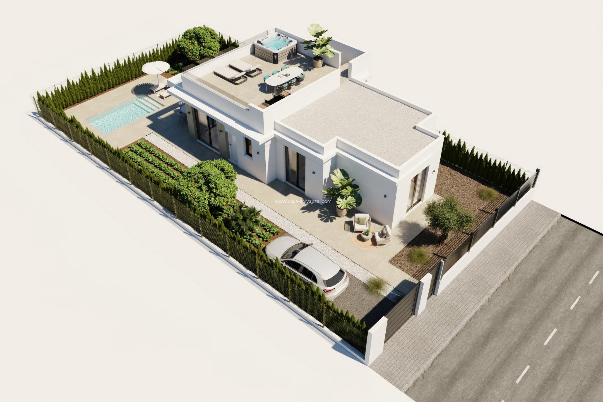 Nouvelle construction - Villa - Fuente Alamo - Hacienda Del Álamo Golf