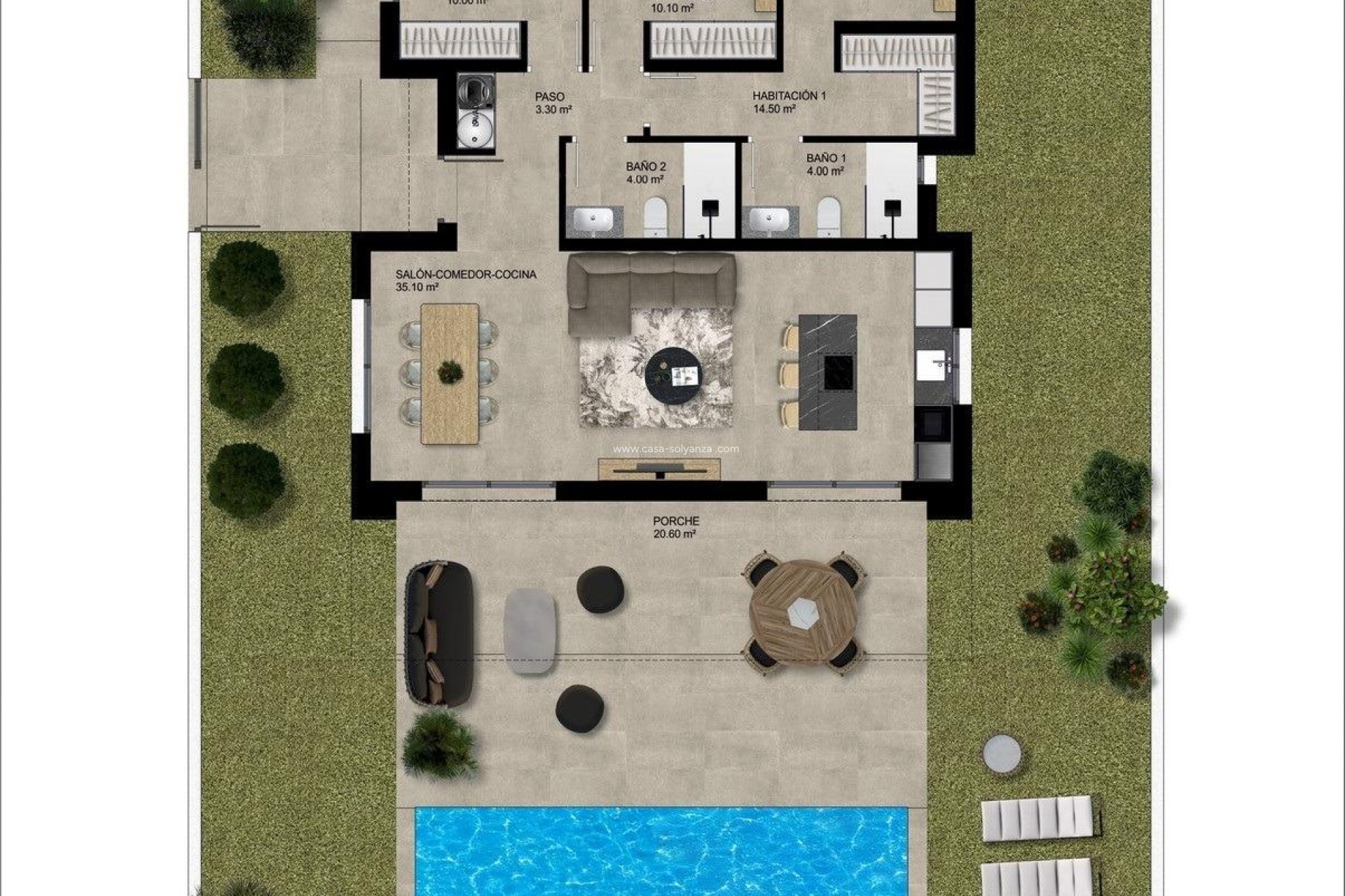 Nouvelle construction - Villa - Hondón de las Nieves - Urbaniz La Montañosa