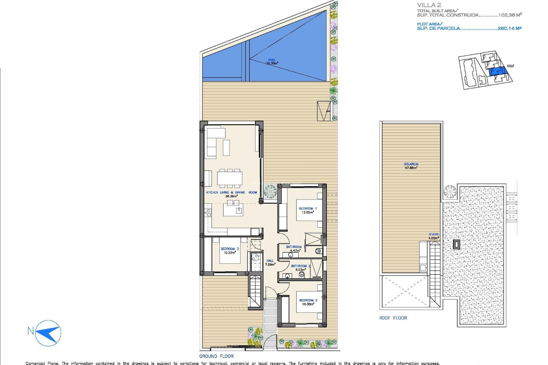 Nouvelle construction - Villa - Los Alcázares - Serena Golf