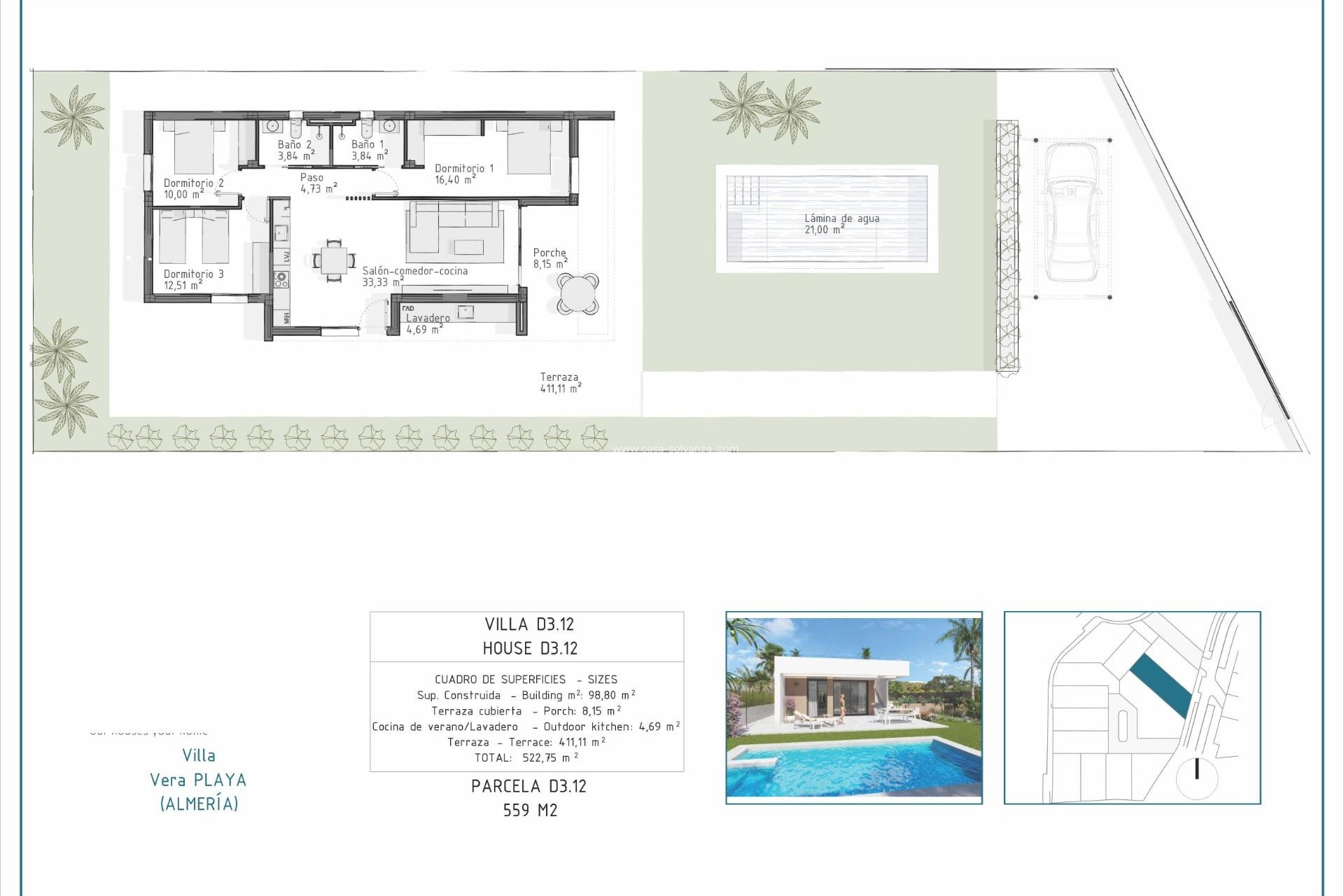 Nouvelle construction - Villa - Vera - Pueblo Salinas