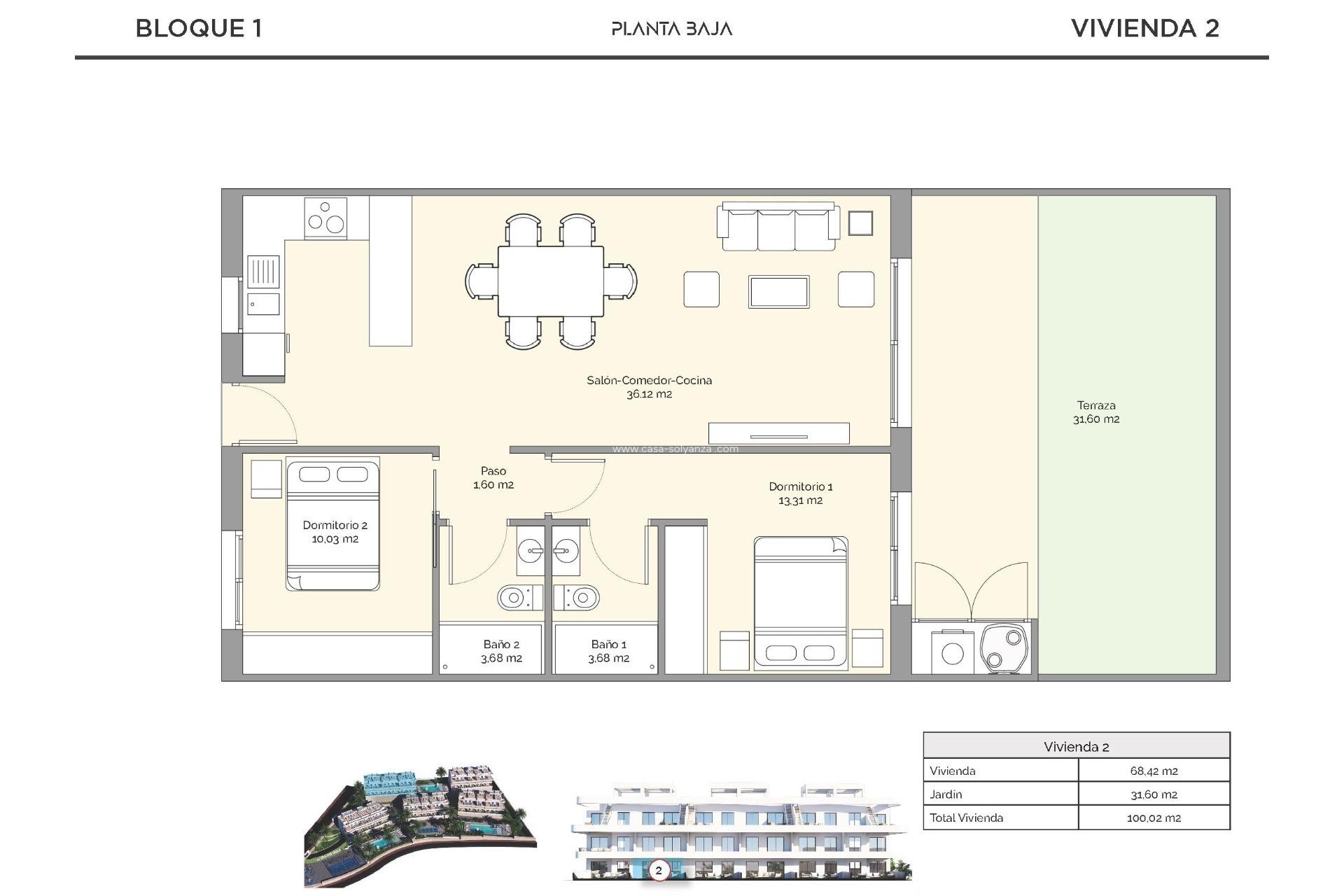 Obra nueva - Apartamento / piso - Finestrat - Puig Campana Golf
