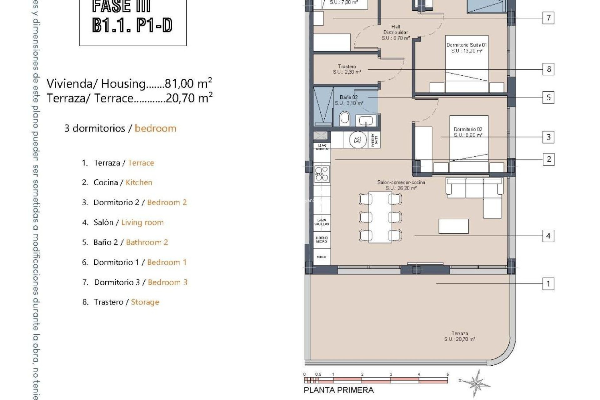 Obra nueva - Apartamento / piso - Los Alcázares - La Serena Golf