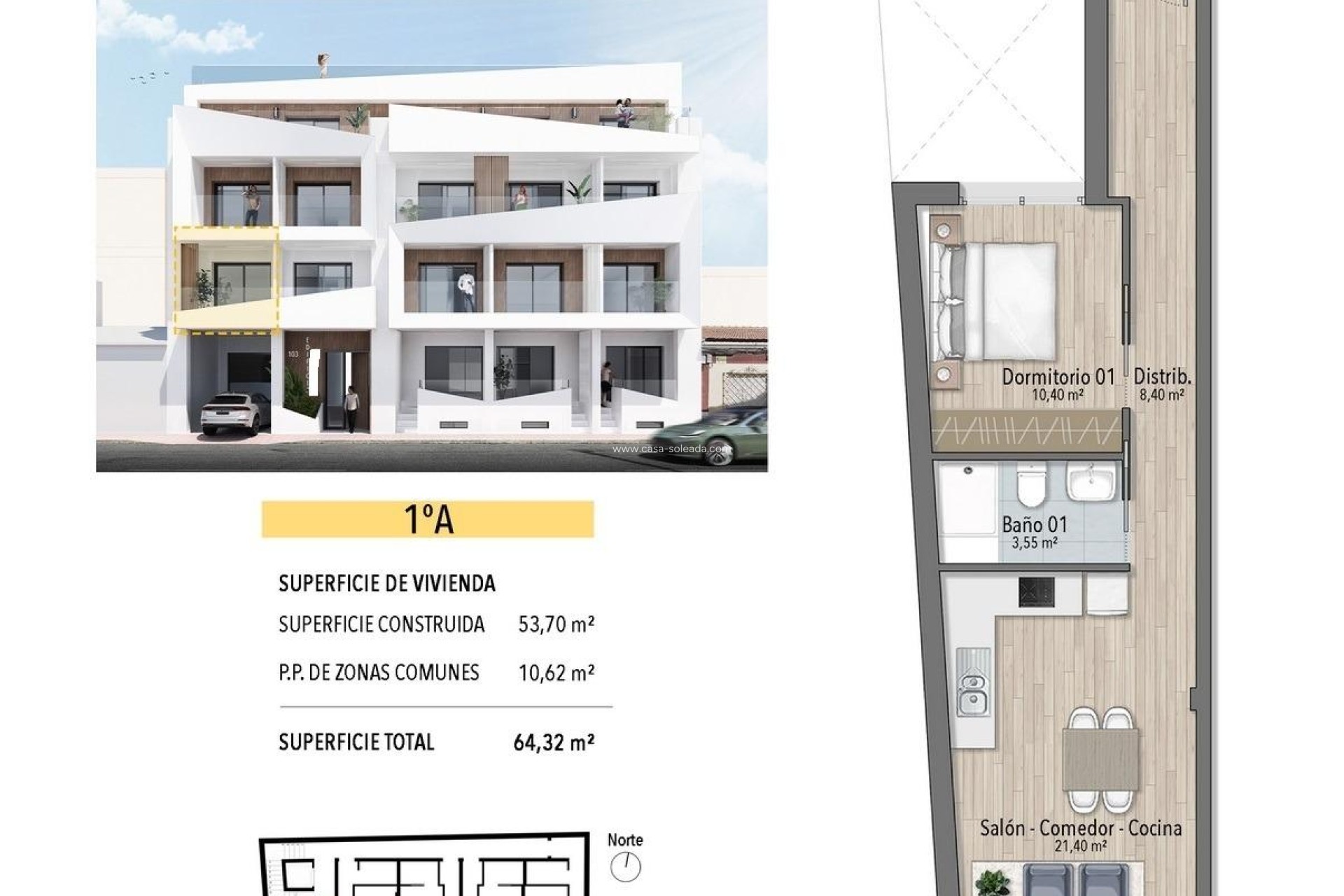 Obra nueva - Apartamento / piso - Torrevieja - Playa de El Cura