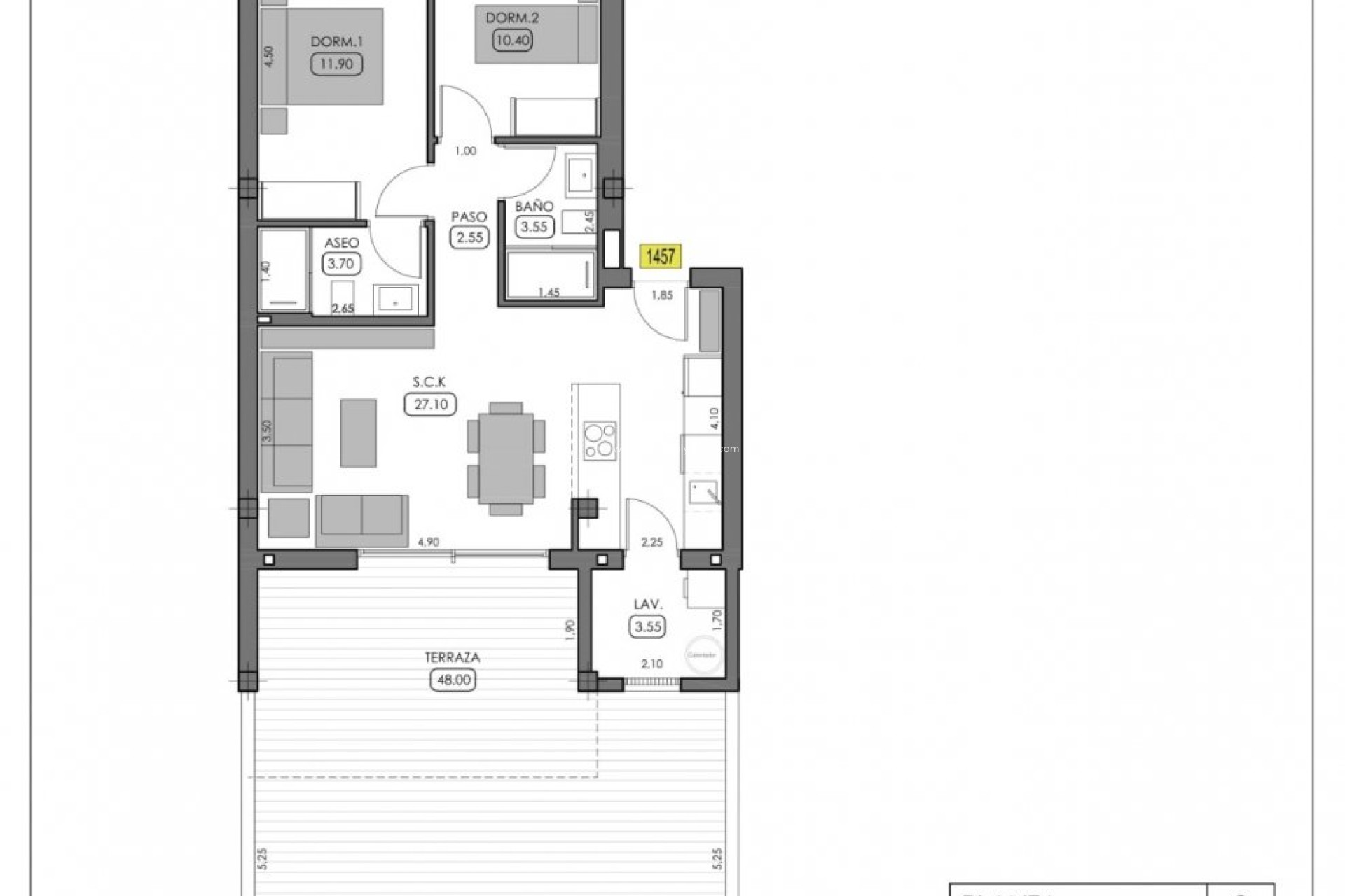 Obra nueva - Bungalow - Algorfa - La Finca Golf Resort