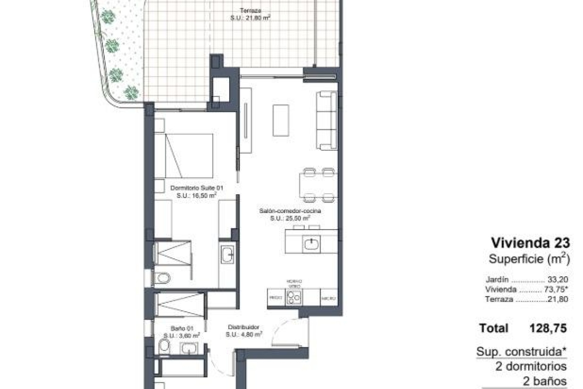Obra nueva - Bungalow - Ciudad Quesada - Lo Marabu