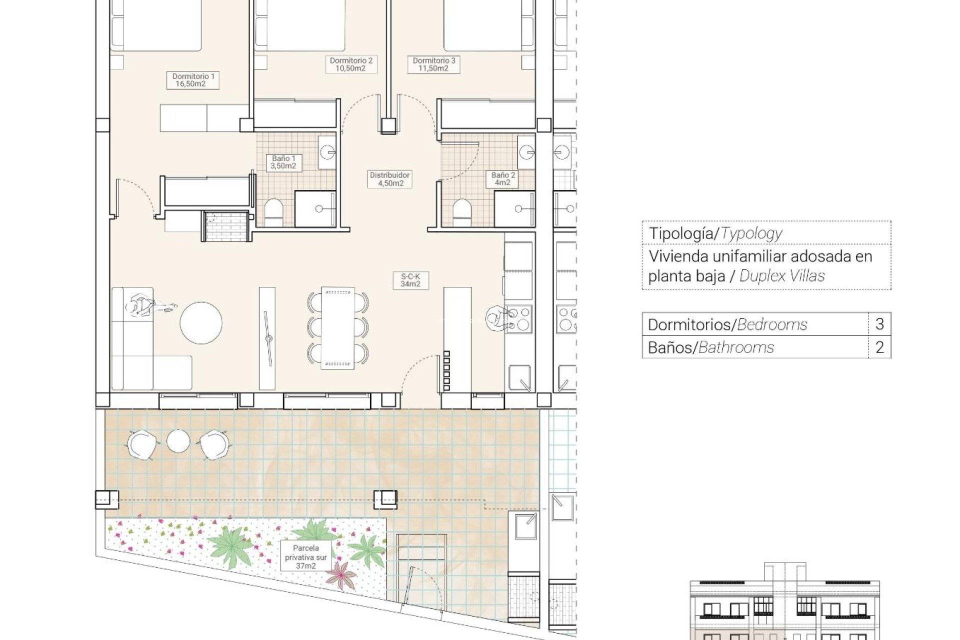Obra nueva - Bungalow - Hondón de las Nieves - El Salero