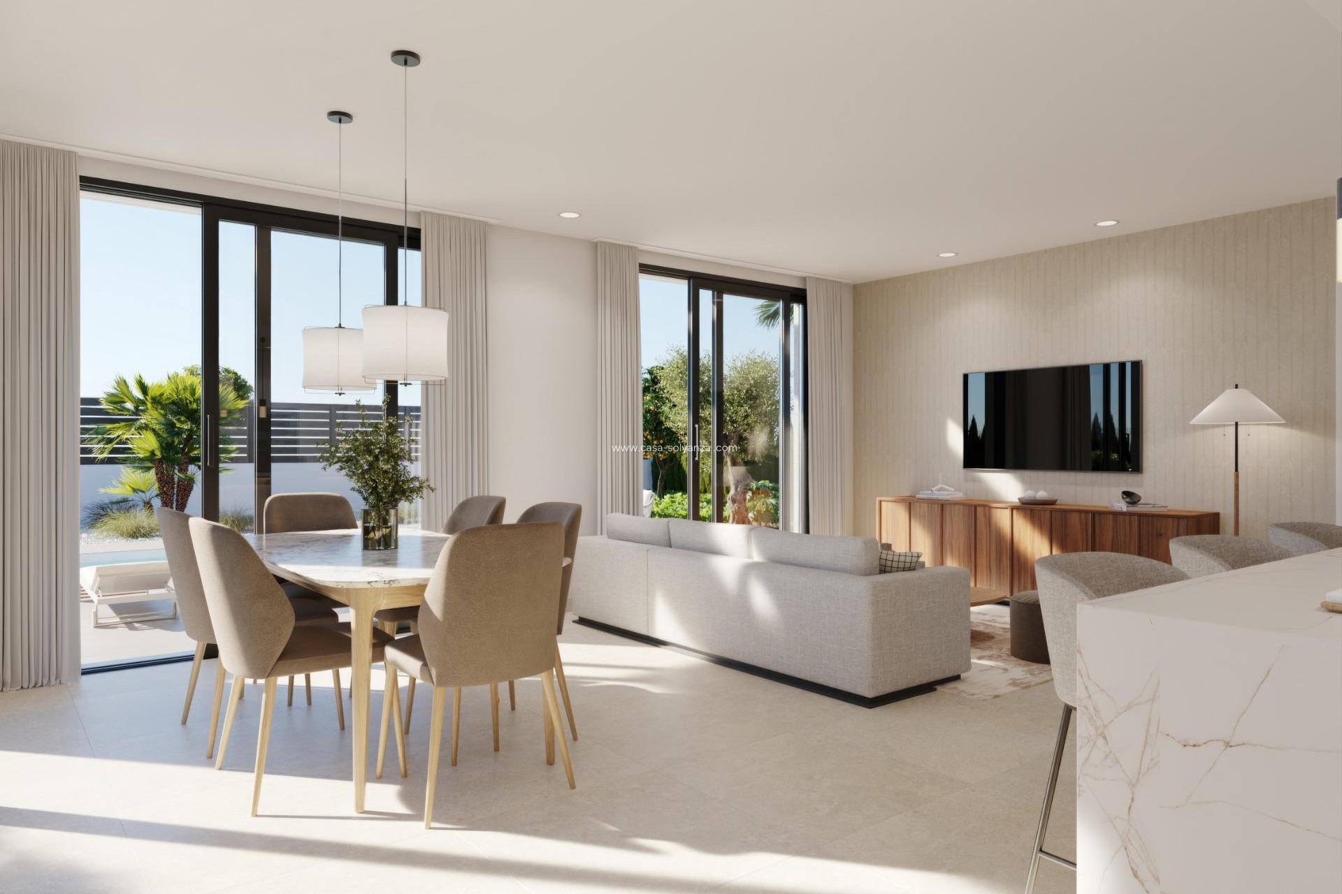 Obra nueva - Villa - Fuente Alamo - Hacienda Del Álamo Golf