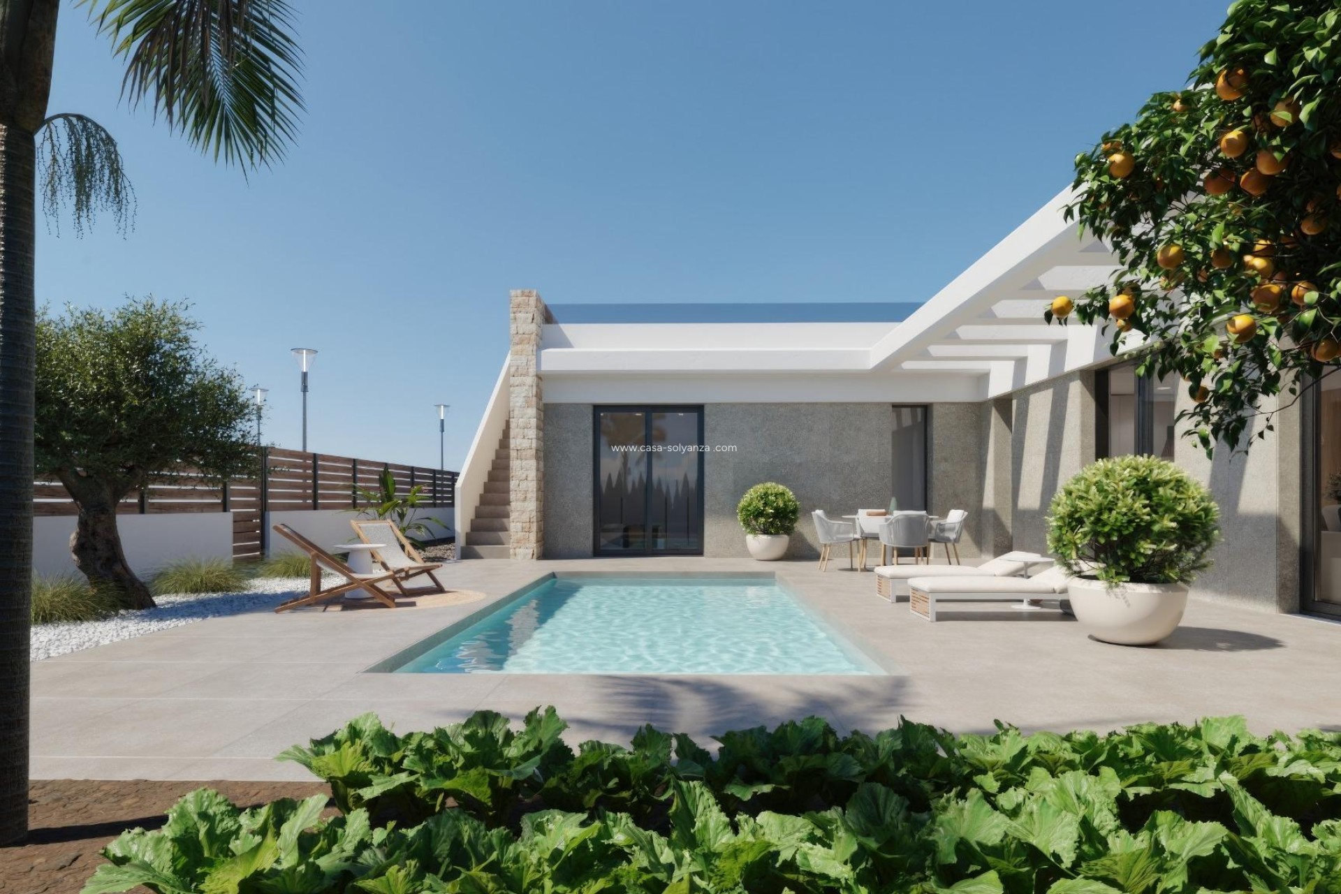 Obra nueva - Villa - Fuente Alamo - Hacienda del Alamo