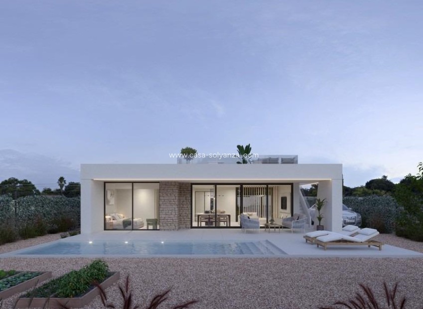 Obra nueva - Villa - Fuente Alamo - Hacienda del Alamo