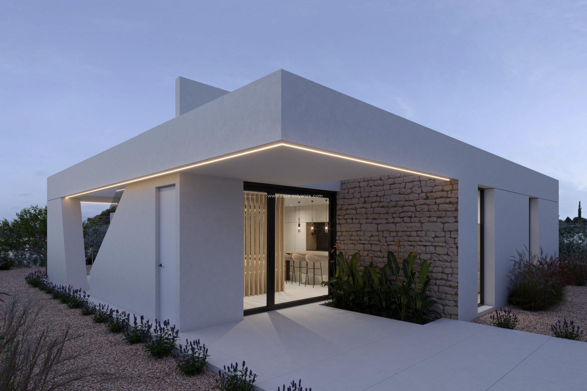 Obra nueva - Villa - Fuente Alamo - Hacienda del Alamo