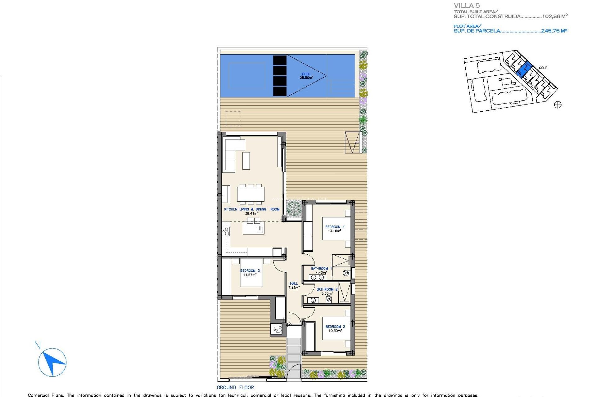 Obra nueva - Villa - Los Alcázares - Serena Golf