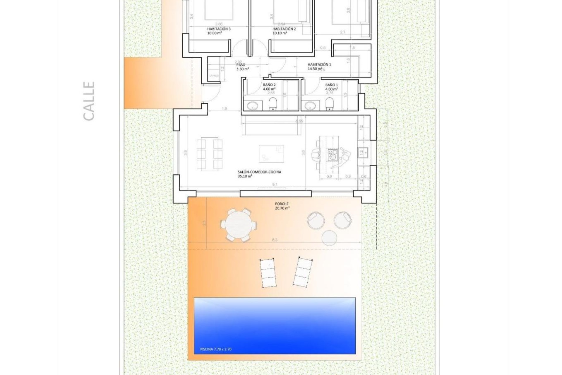 Obra nueva - Villa - Monforte del Cid - La Capitana