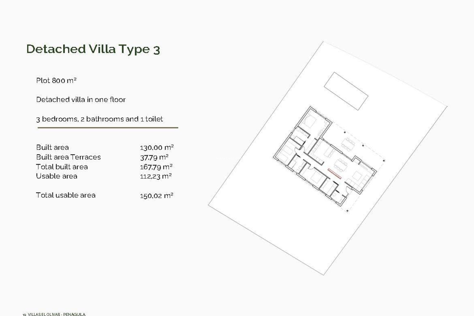 Obra nueva - Villa - Penaguila - El Olivar